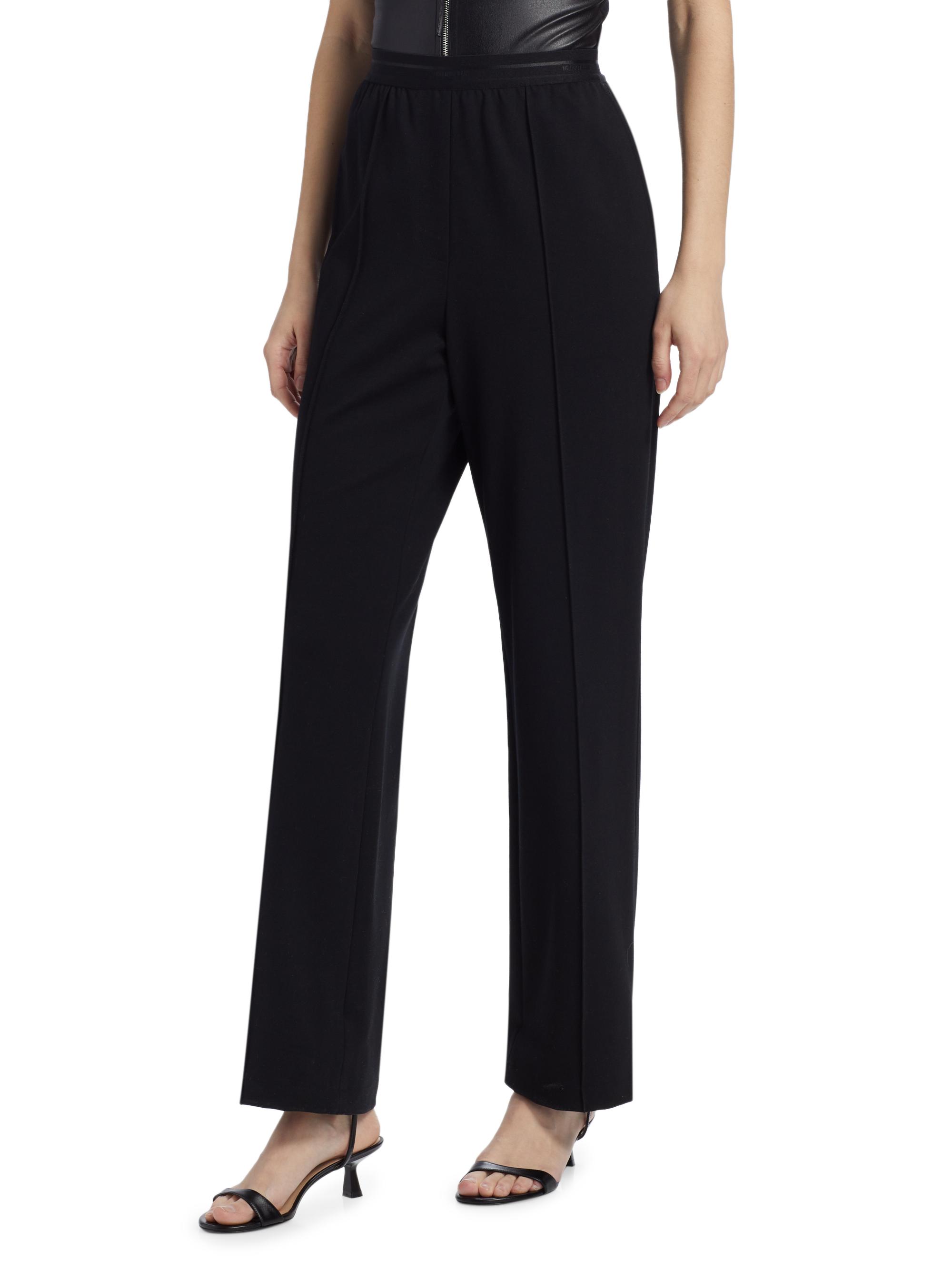 Helmut Lang Pintuck Straight-Leg Pants | Saks Fifth Avenue