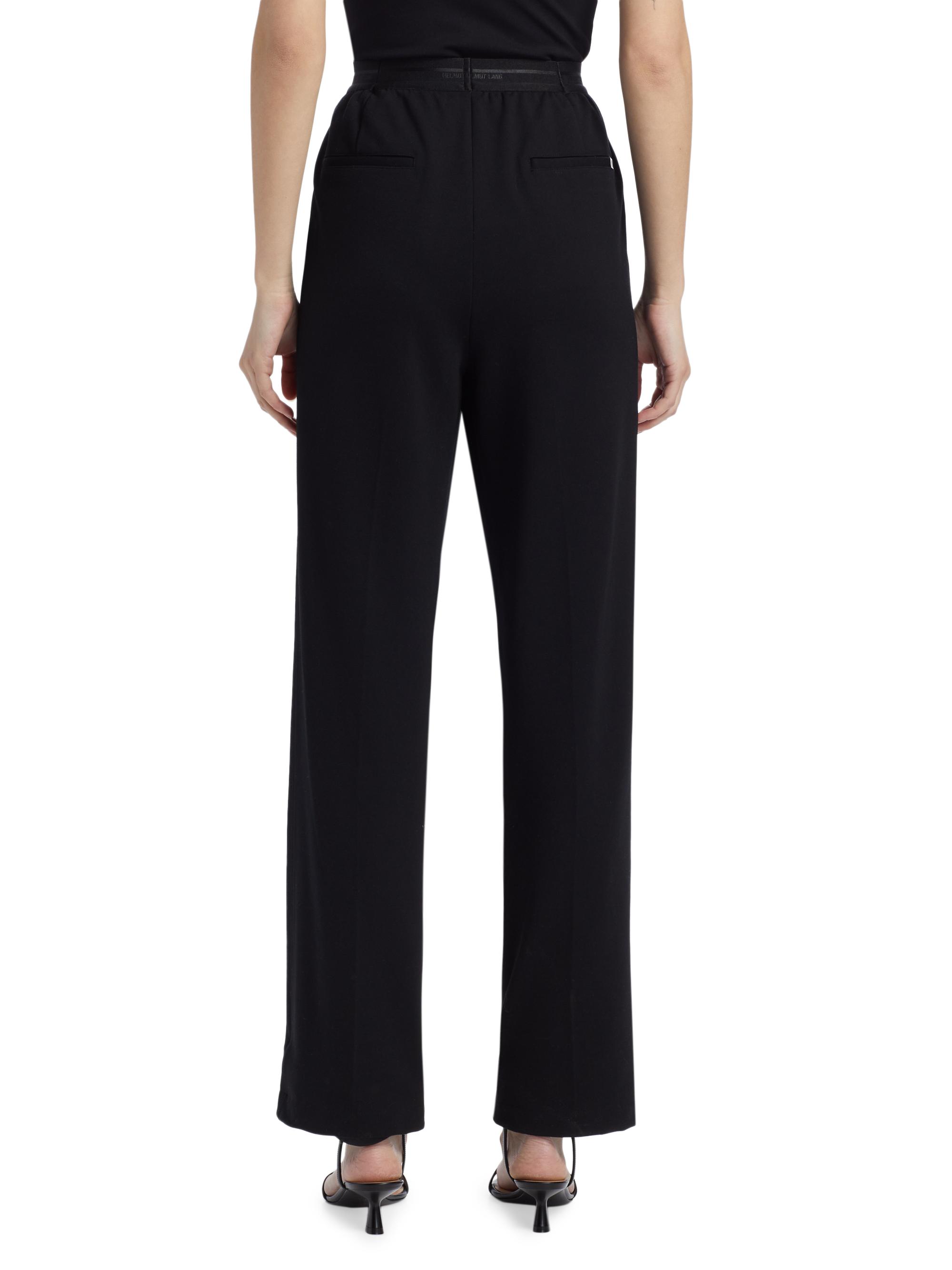 Helmut Lang Pintuck Straight-Leg Pants | Saks Fifth Avenue