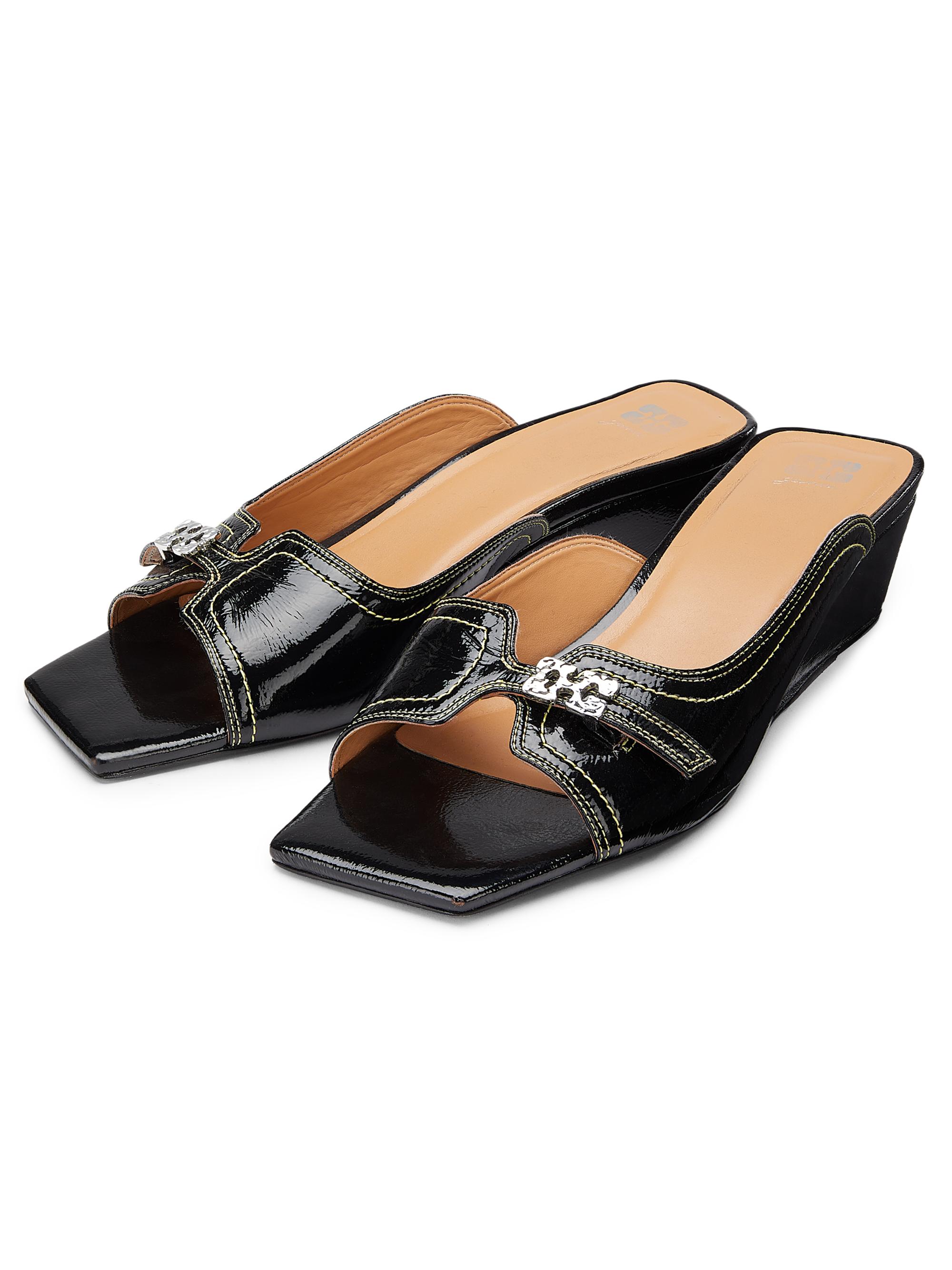 Ganni Butterfly Wedge Mule Sandals | Saks Fifth Avenue