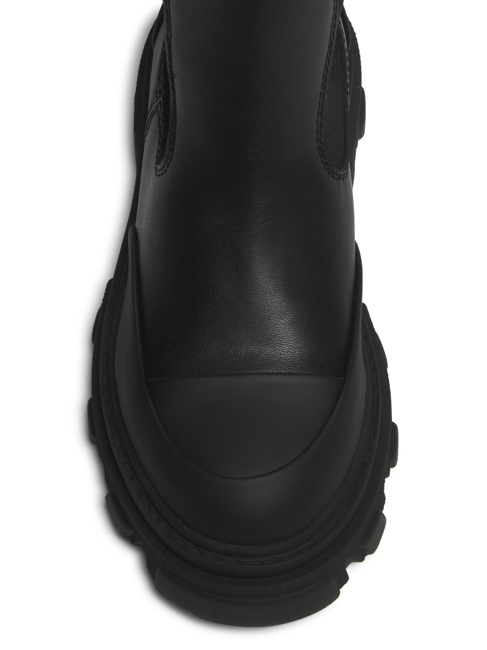 Ganni Cleated Knee-High Chelsea Boots | Saks Fifth Avenue