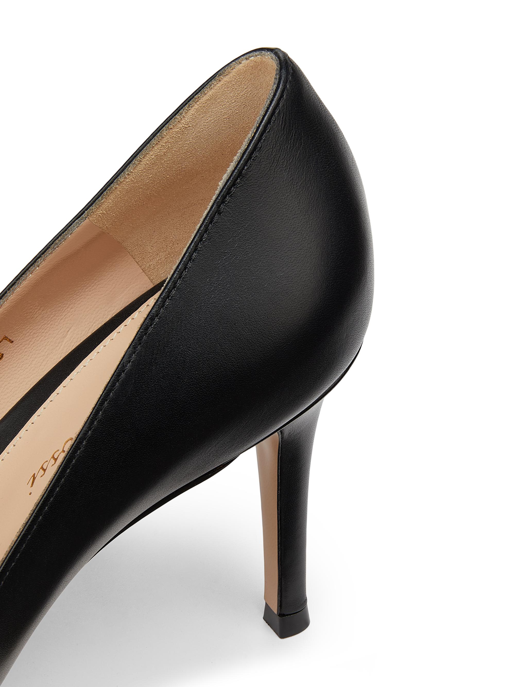 Gianvito Rossi 85MM Leather Stiletto Heel Pumps | Saks Fifth Avenue