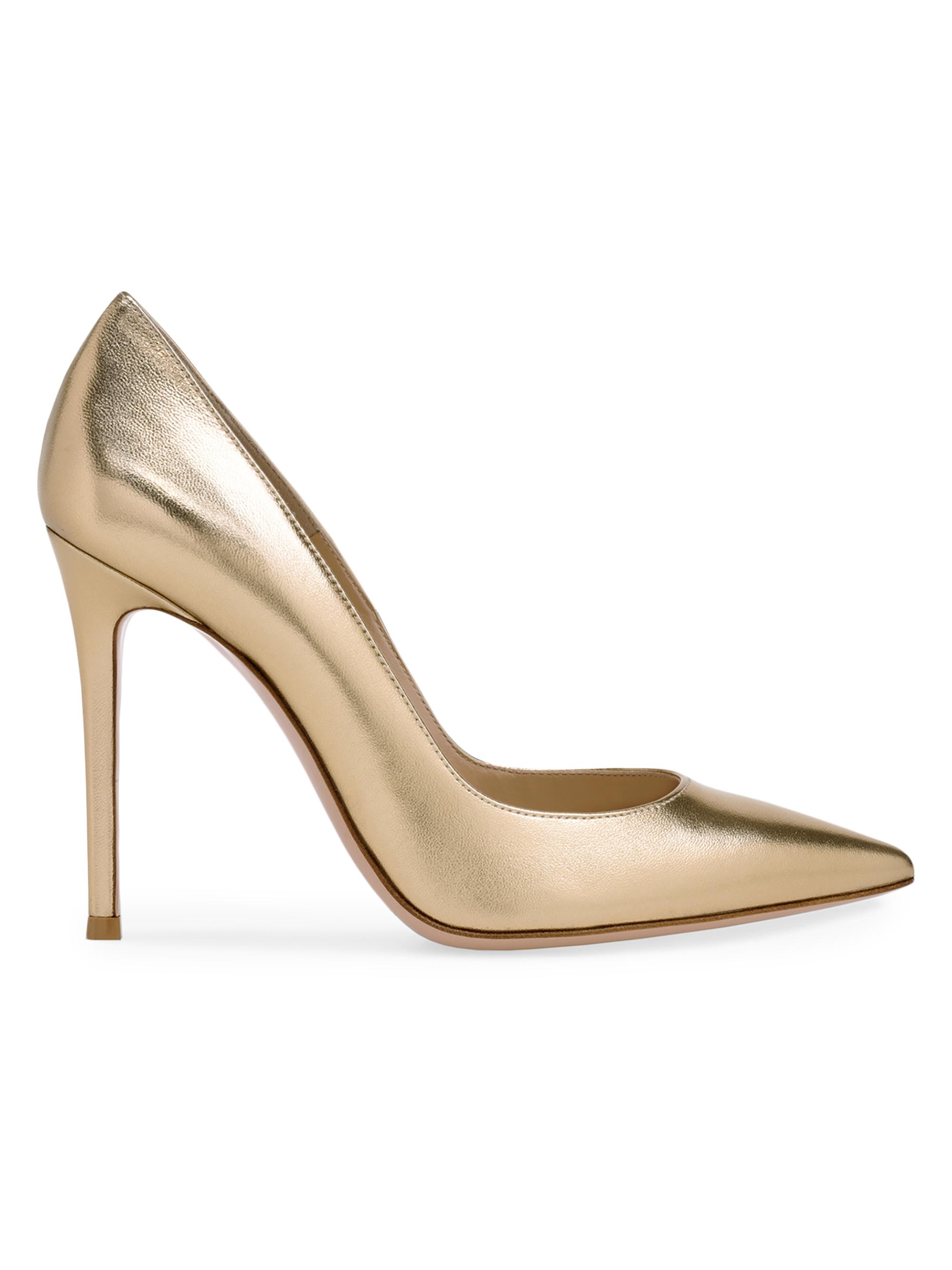 Valentino Garavani Eveninglam 100MM Pumps in Laminated Nappa