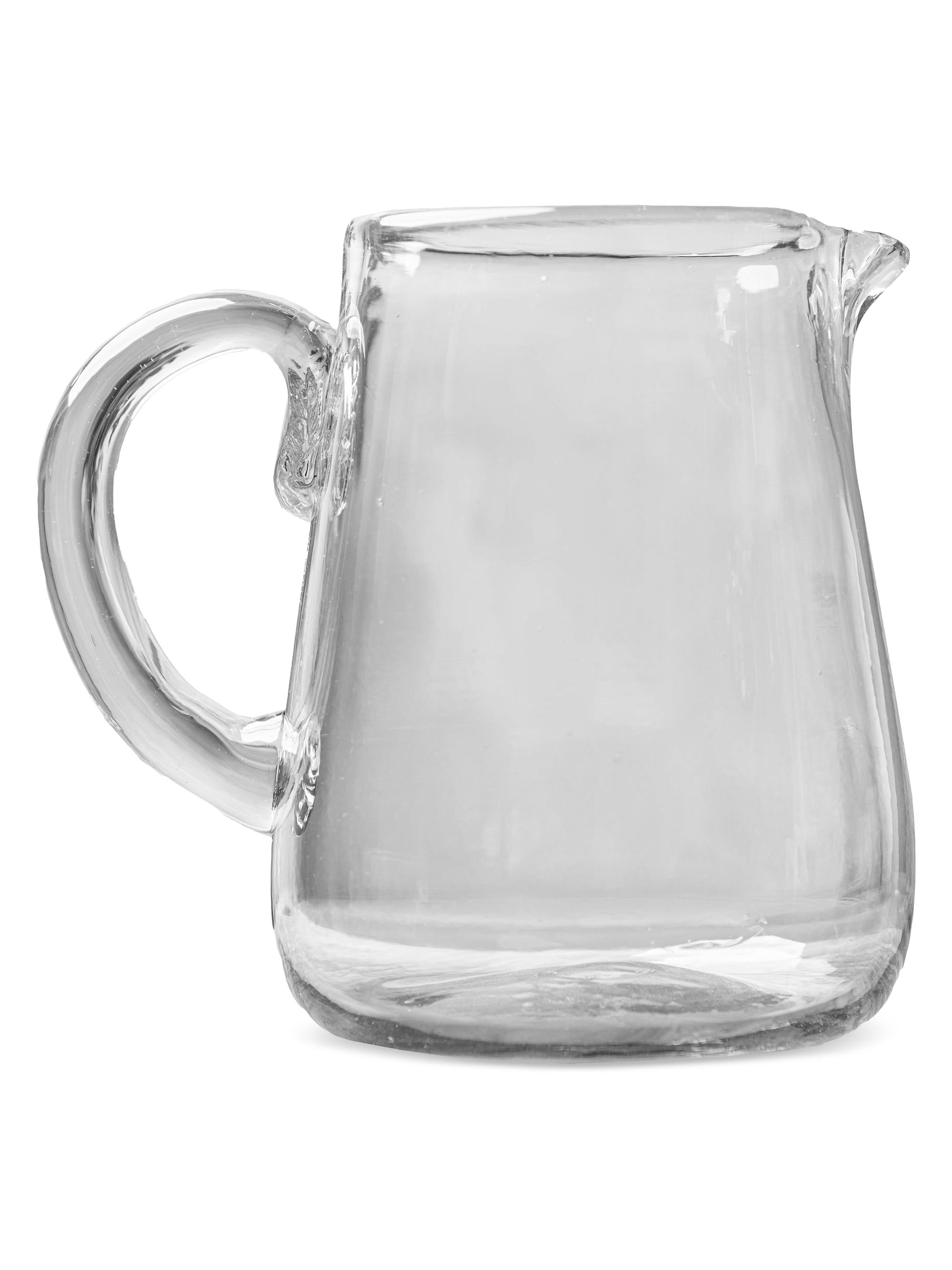 Verve Culture Handblown Glass Pitcher - Brown
