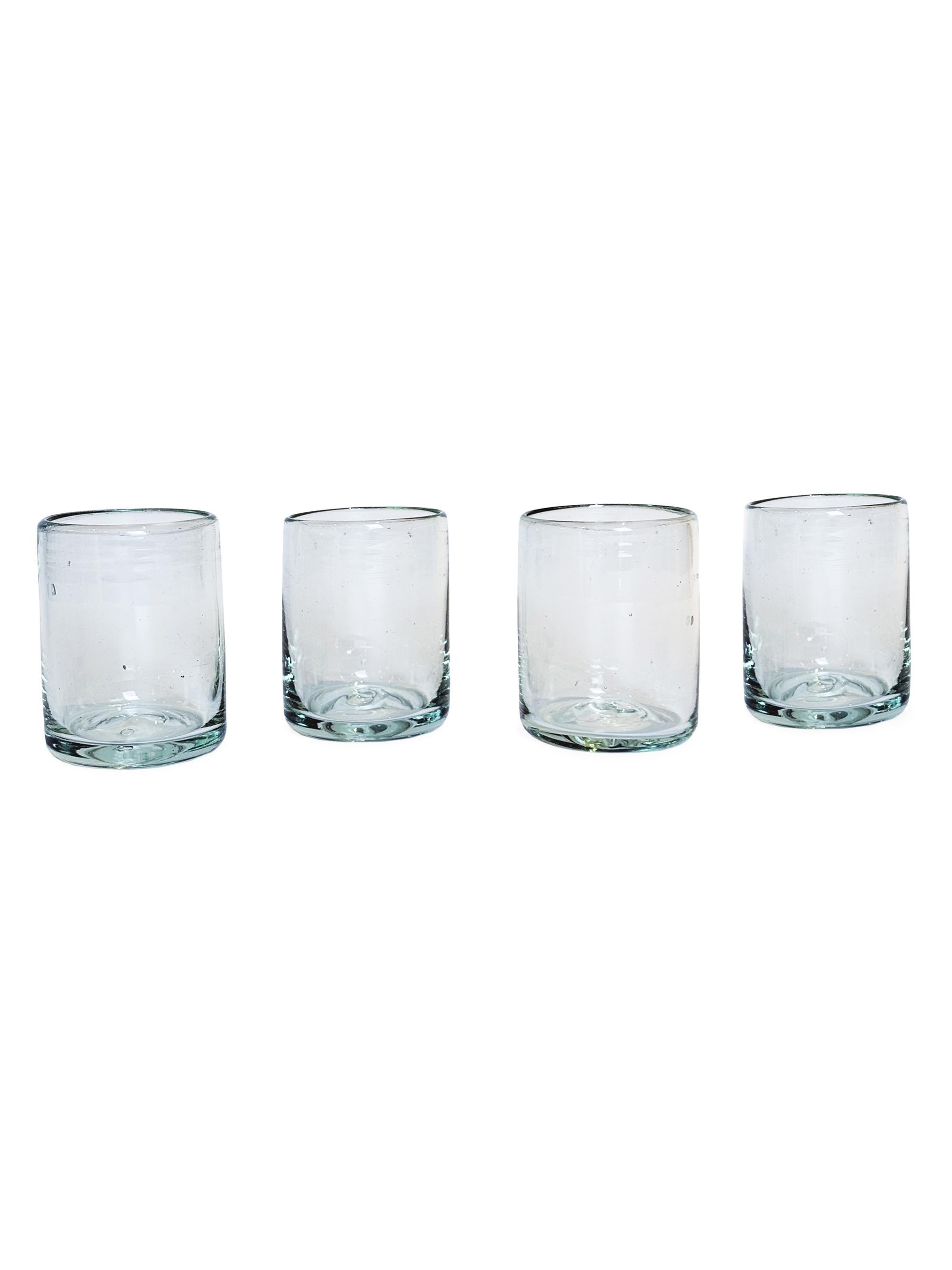 Verve Culture Handblown Shooter Glasses Set of 4 - Brown