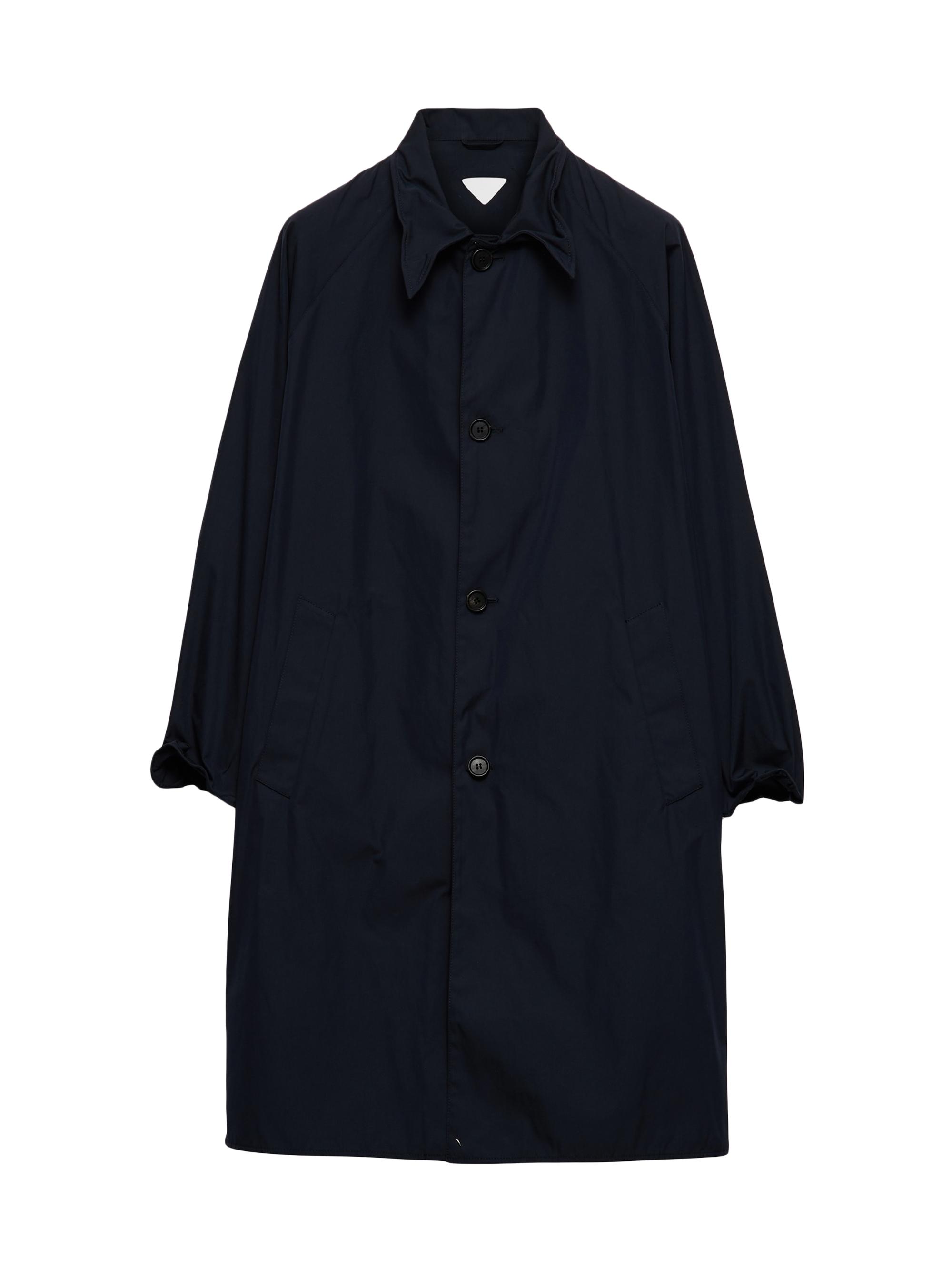 Prada Men's Cotton Blend Coat - Blue