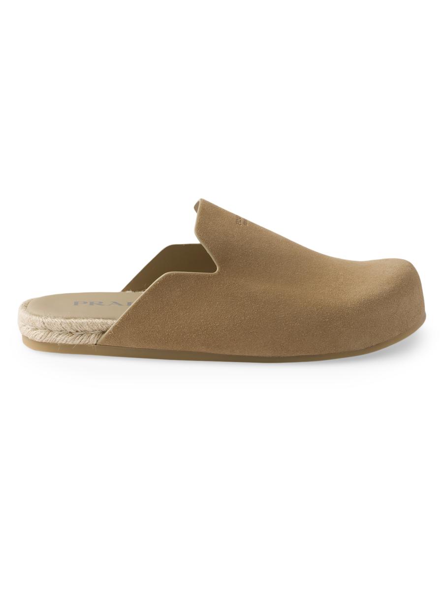 【関税&送料込】Prada Sand Suede Slippers Prada Sand Suede Slippers | italist