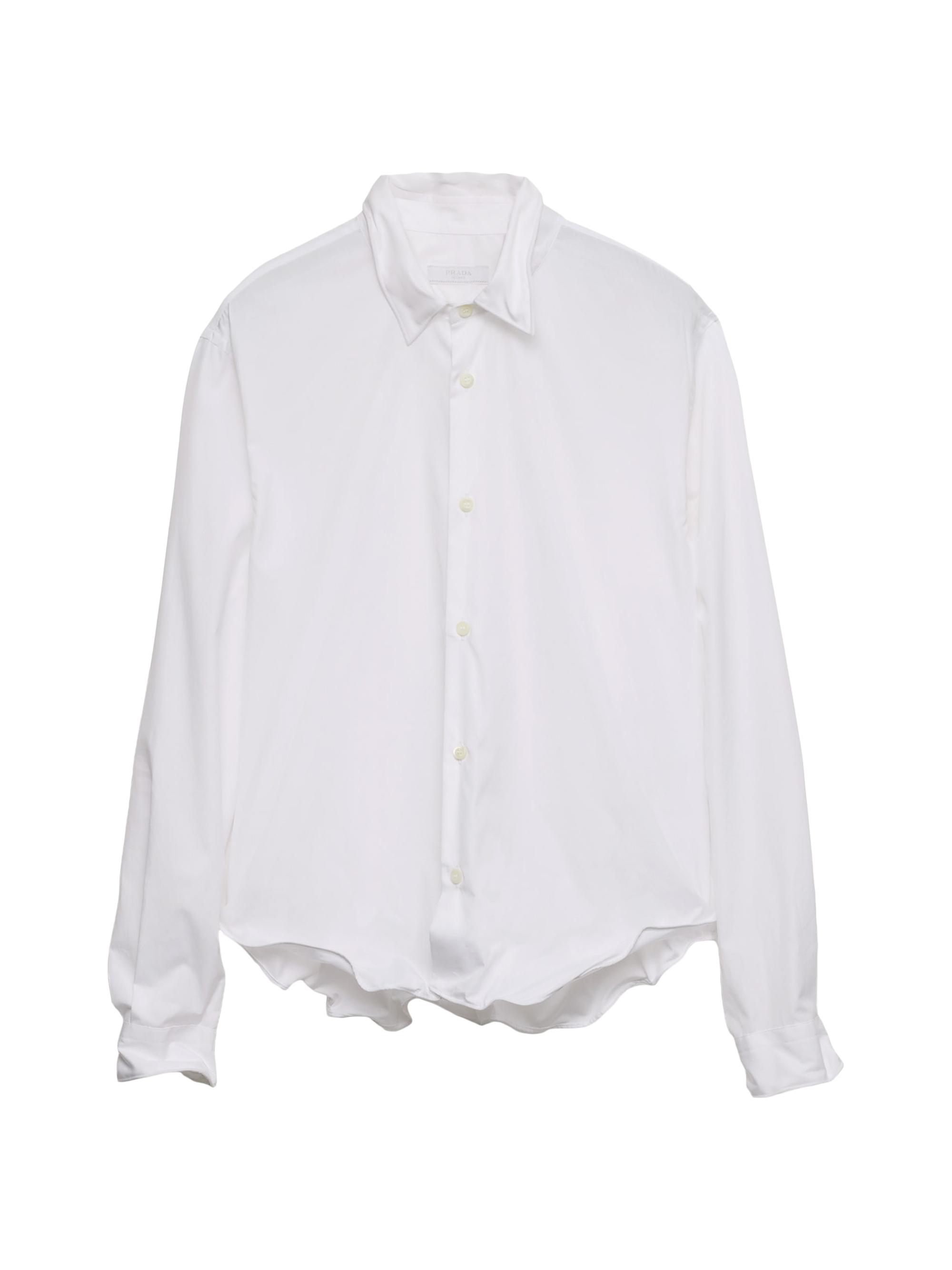 Prada Men's Cotton Shirt - White