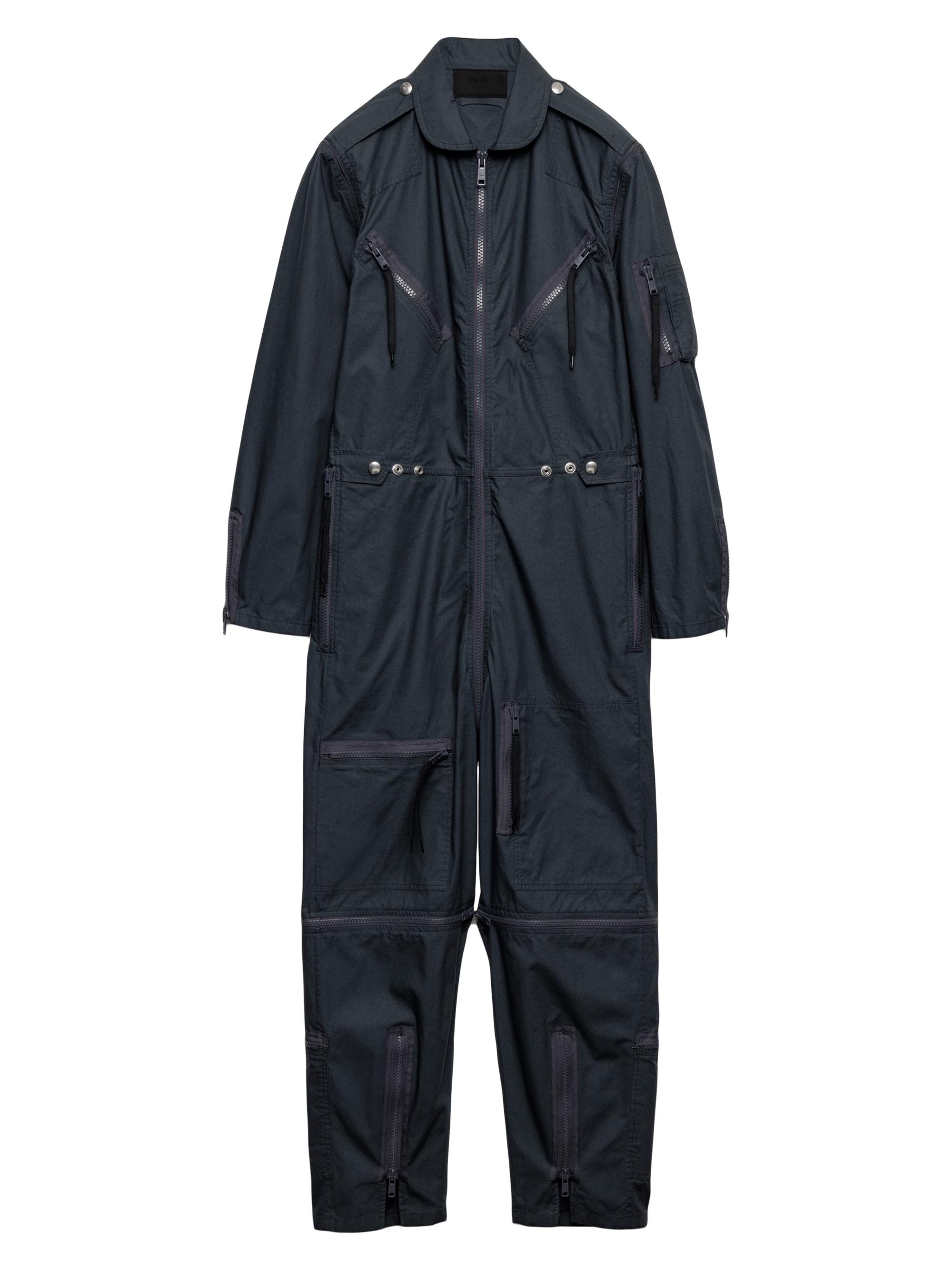 Prada Men's Cotton Jumpsuit - Blue