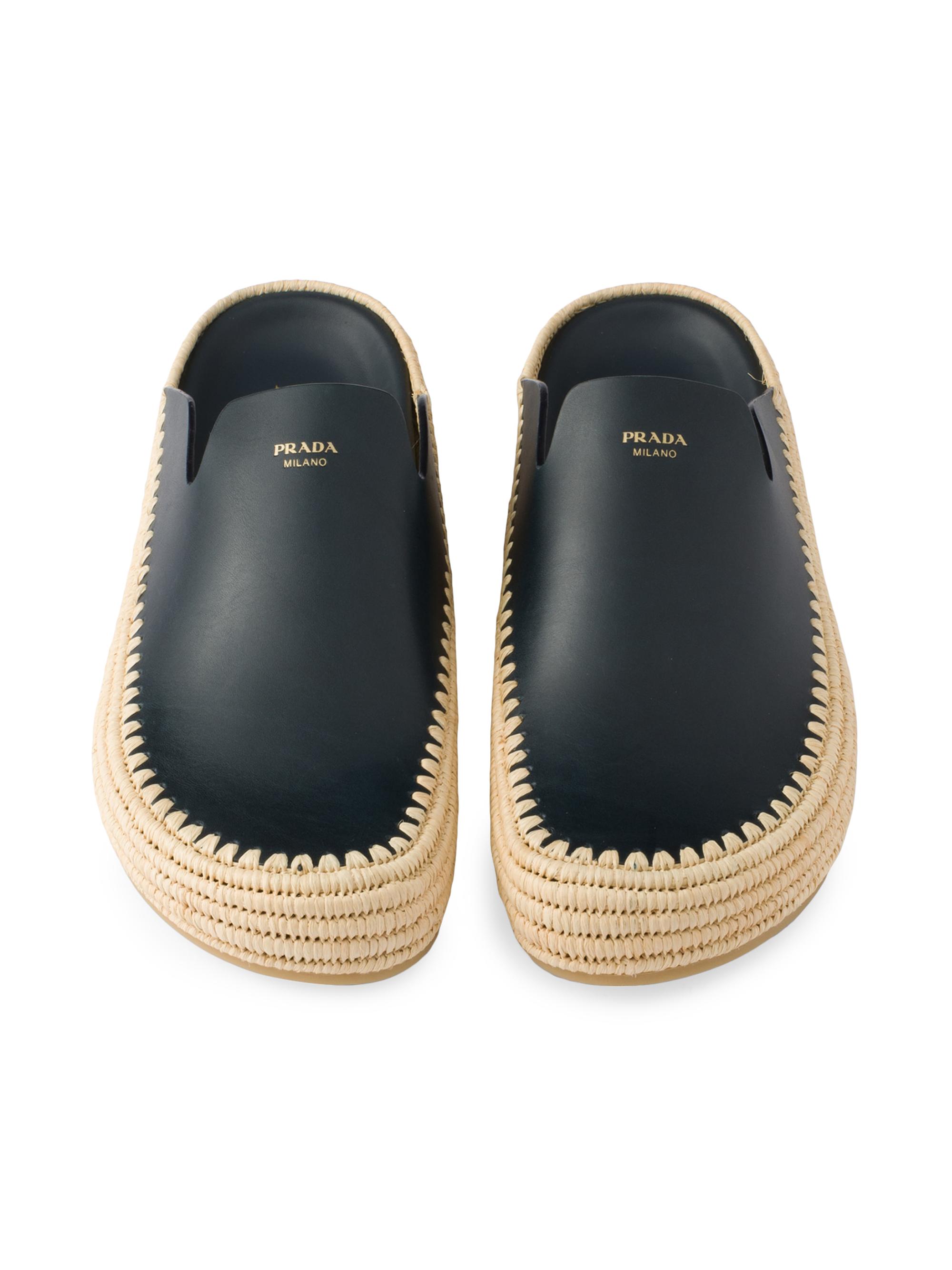 Prada Leather Mules | Saks Fifth Avenue