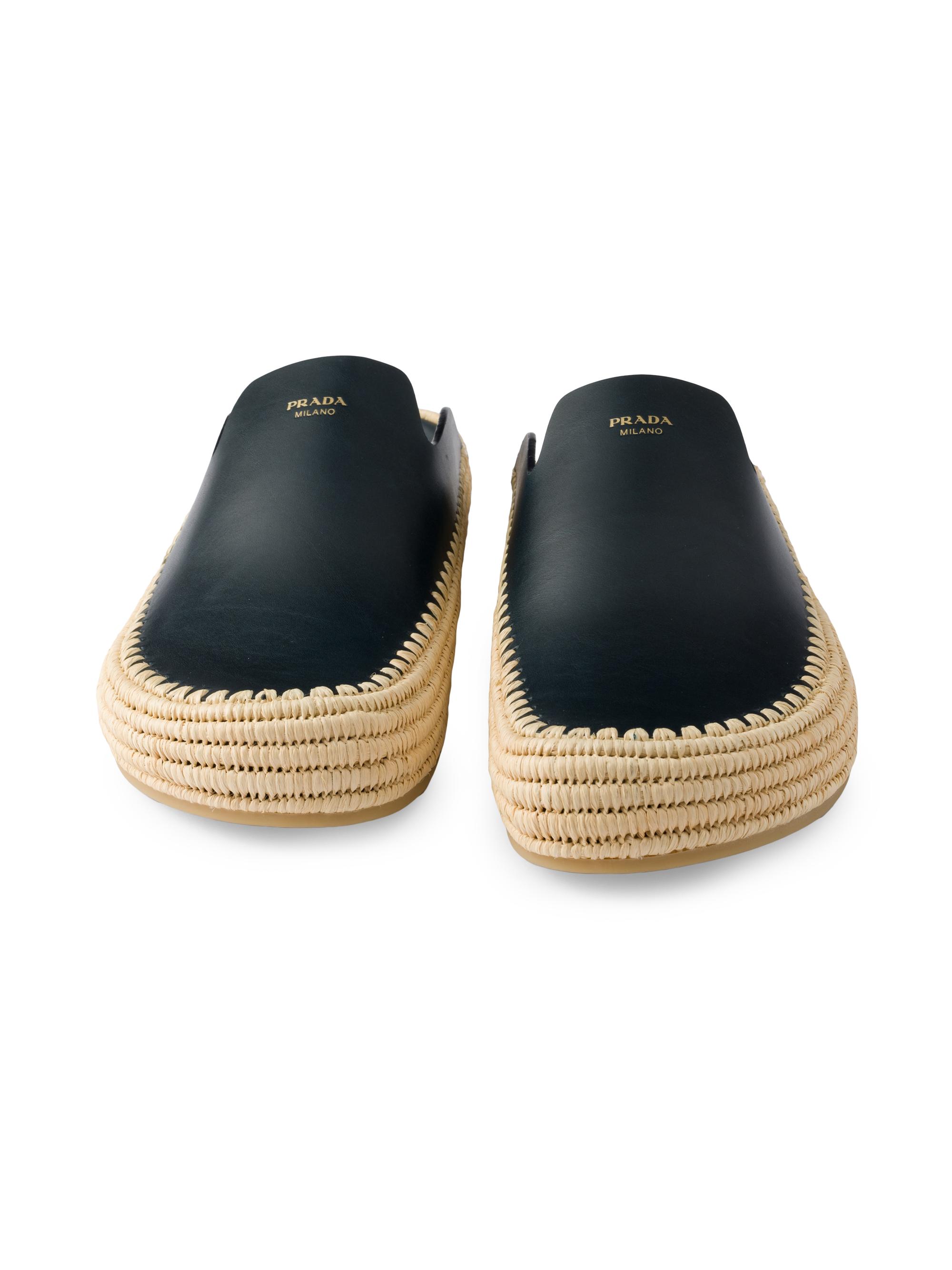 Prada Leather Mules | Saks Fifth Avenue