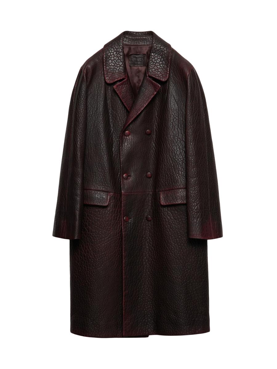 【プラダ・PRADA】Double-breasted cashgora coat Prada Double-Breasted Cashgora Coat | Saks Fifth Avenue