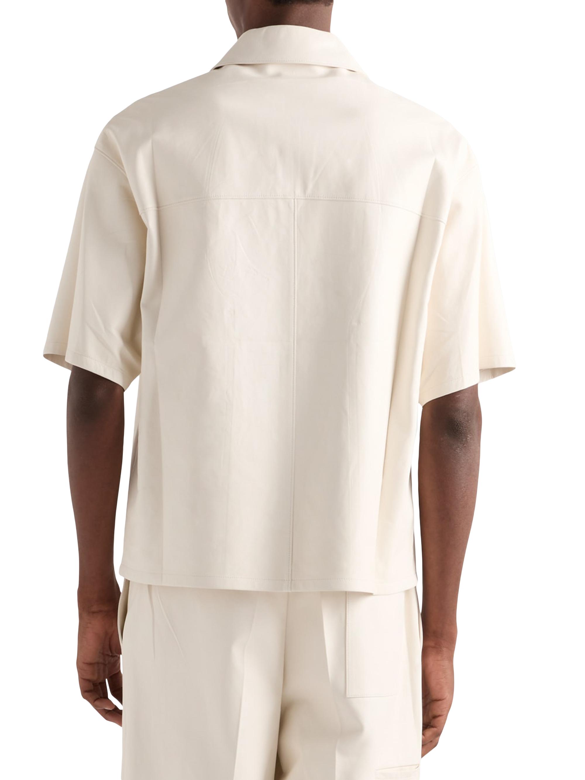 Prada Nappa Leather Shirt | Saks Fifth Avenue