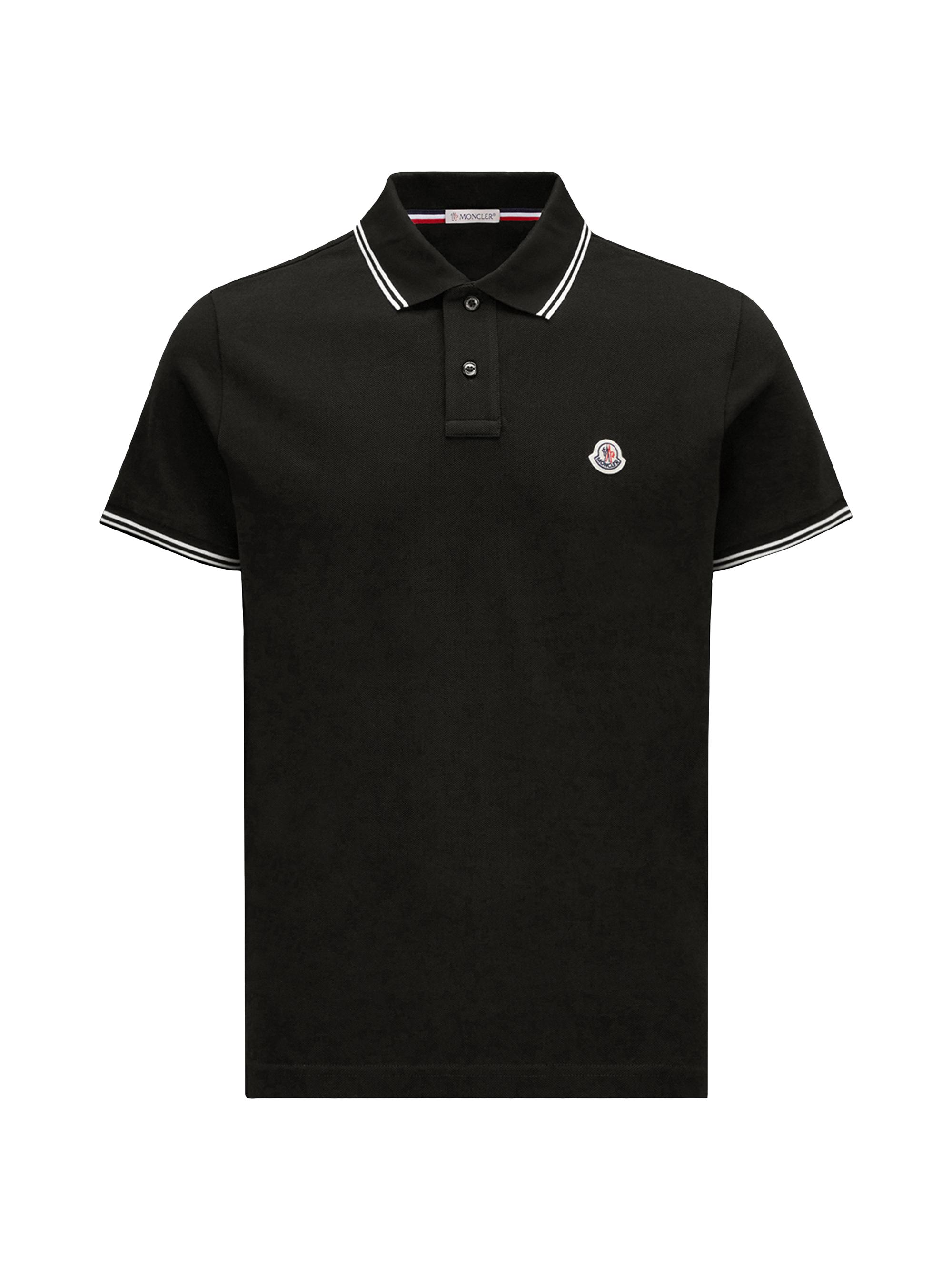 トップス MONCLER shoulder patch polo t-shirt Moncler Navy MC Polo Shirt Shoulder Logo Patch – LOZURI®
