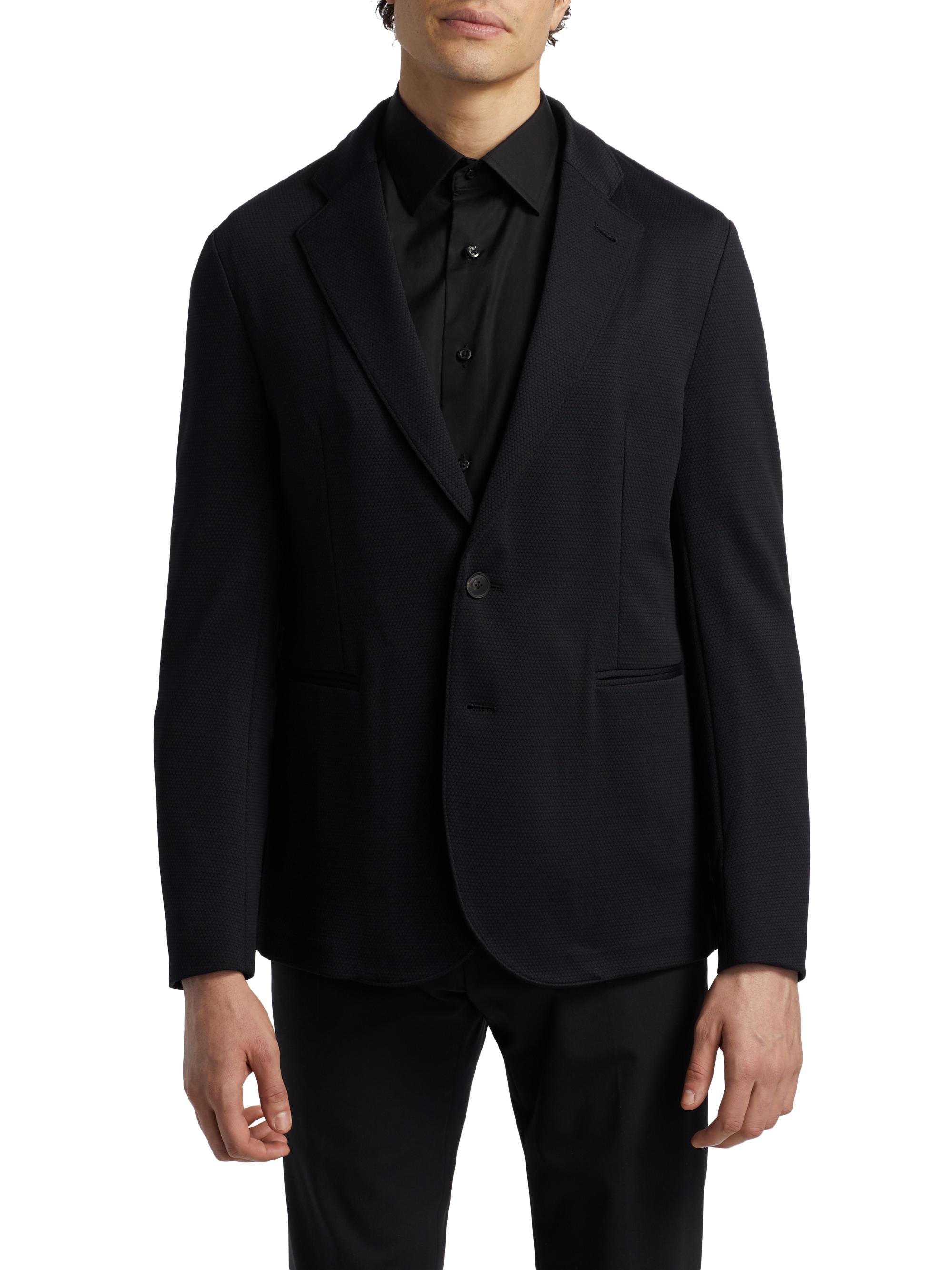Emporio Armani Rice Stitch Sport Jacket | Saks Fifth Avenue