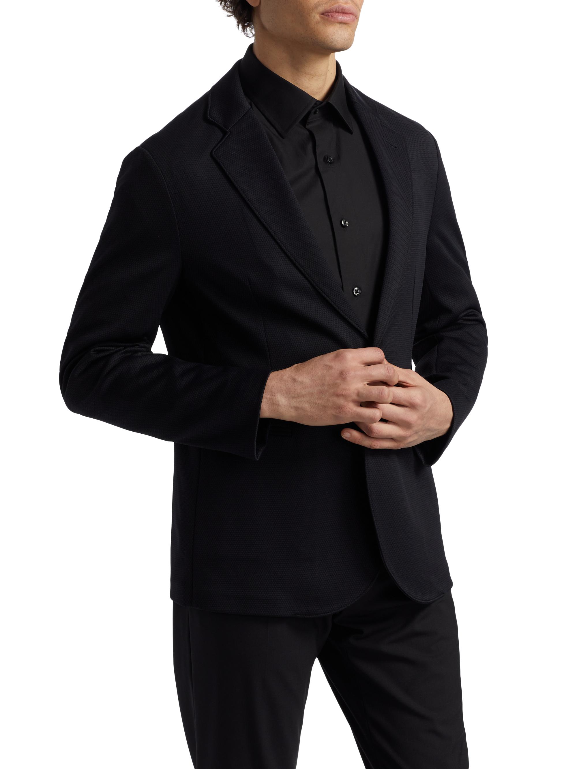 Emporio Armani Rice Stitch Sport Jacket | Saks Fifth Avenue