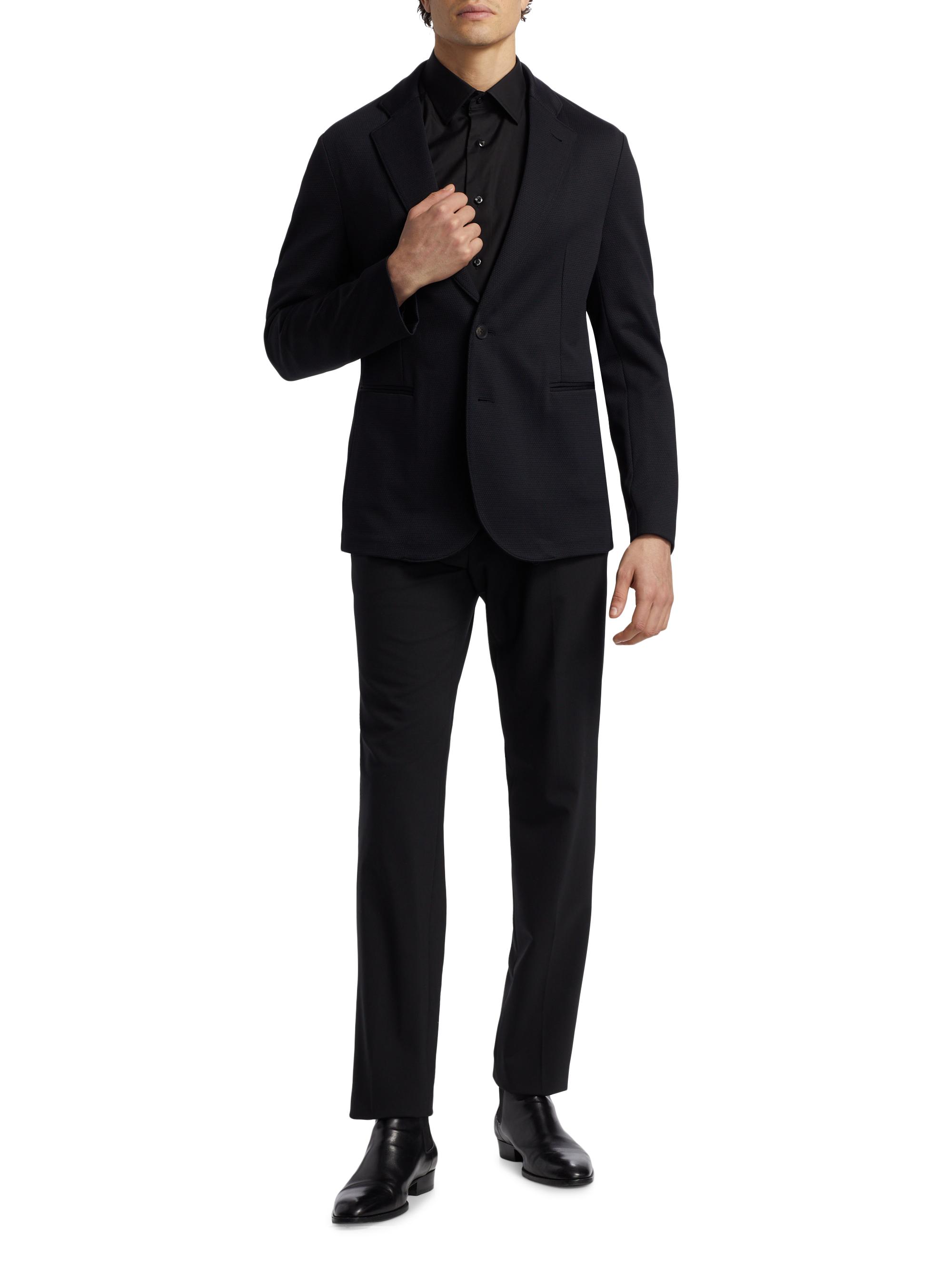 Emporio Armani Rice Stitch Sport Jacket | Saks Fifth Avenue