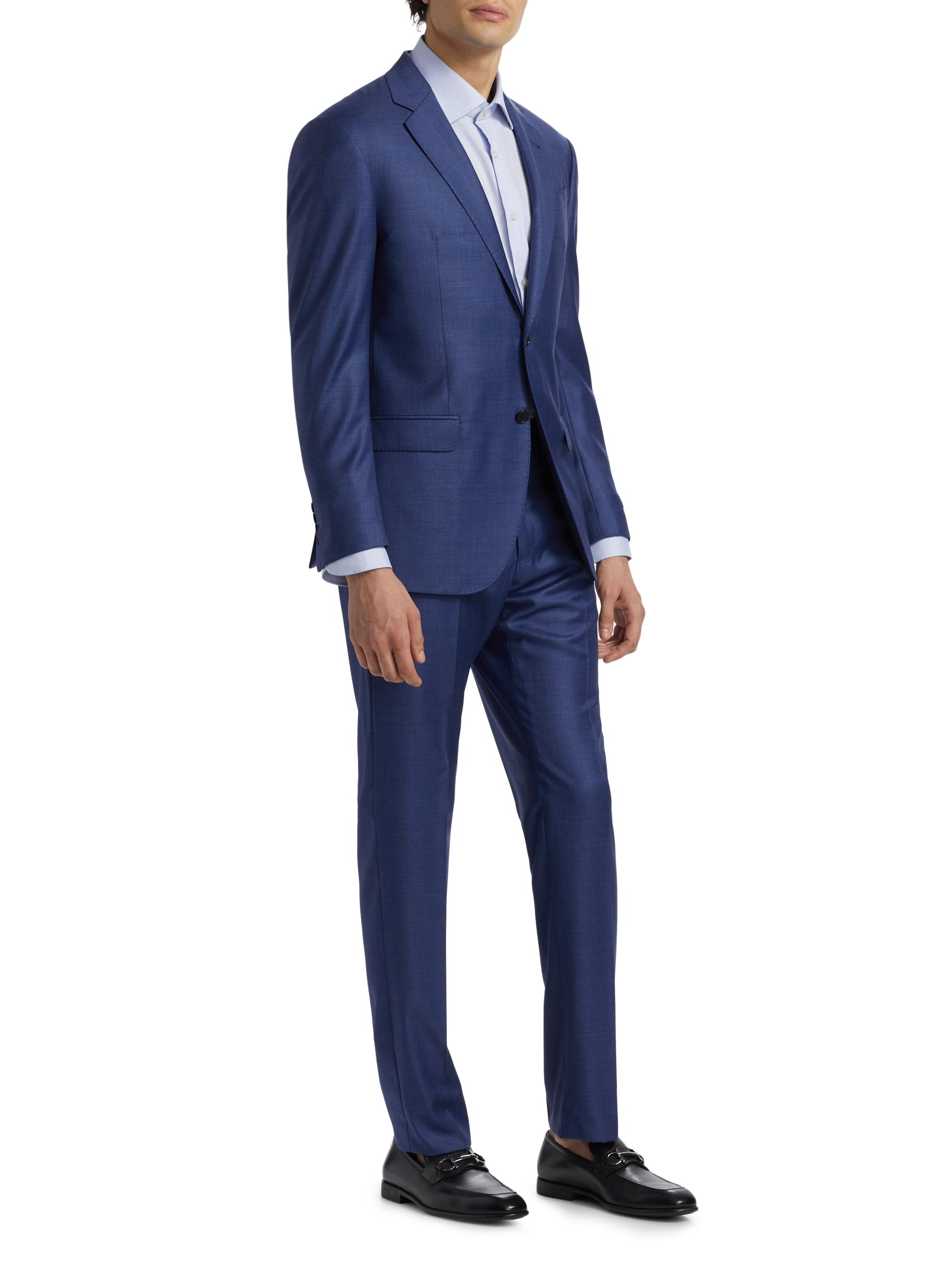 Emporio Armani Virgin Wool Suit | Saks Fifth Avenue