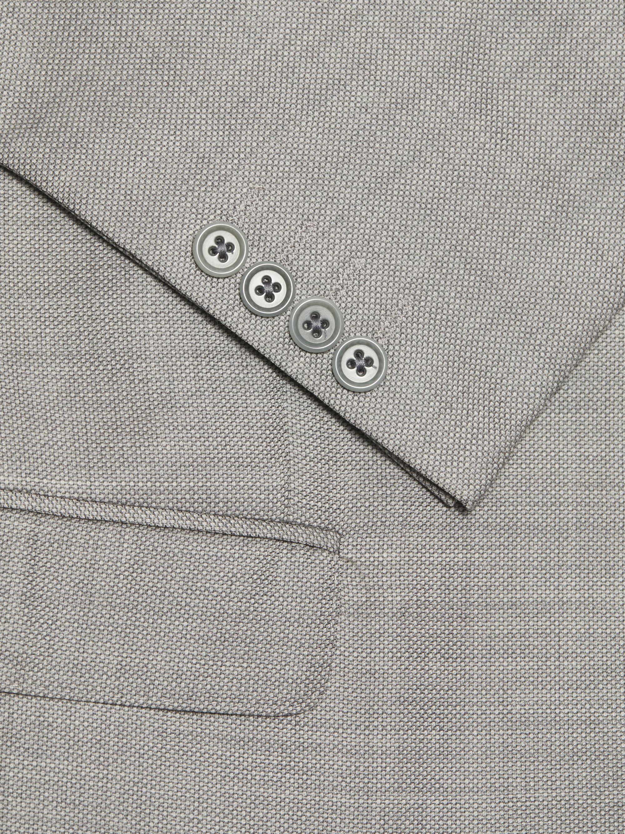 Emporio Armani Men's Virgin Wool Single-Breasted Suit - Light Grey | Thumbnail 7