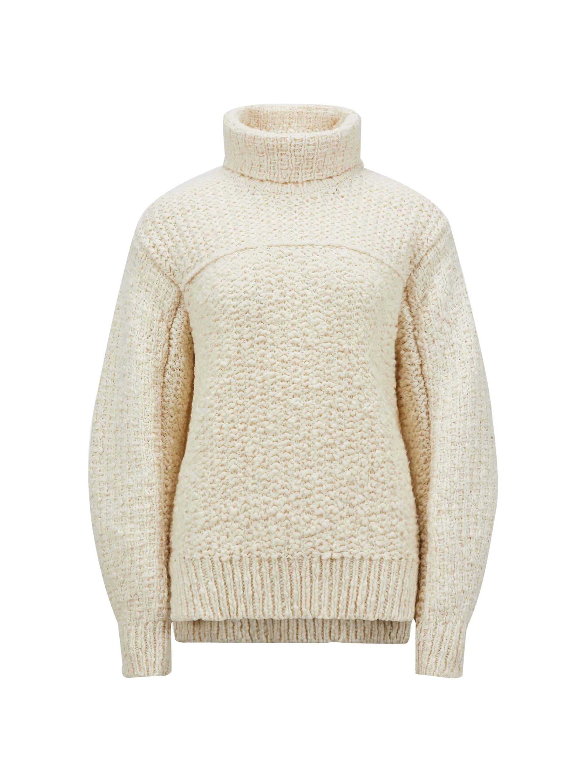 Moncler Grenoble Women's Cotton & Wool Knit Sweater - White