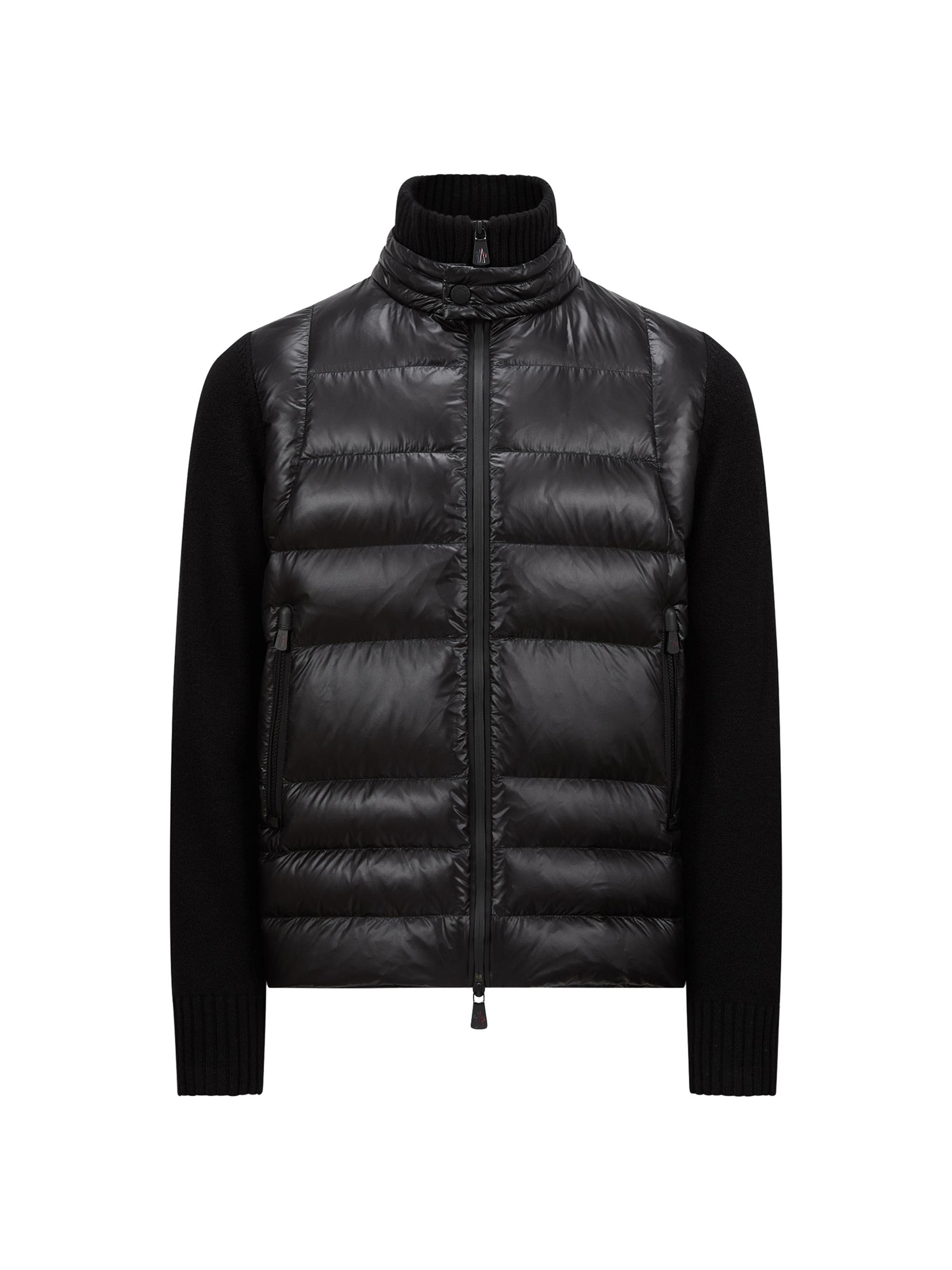 Moncler Grenoble Men's Down-Filled Cardigan - Black