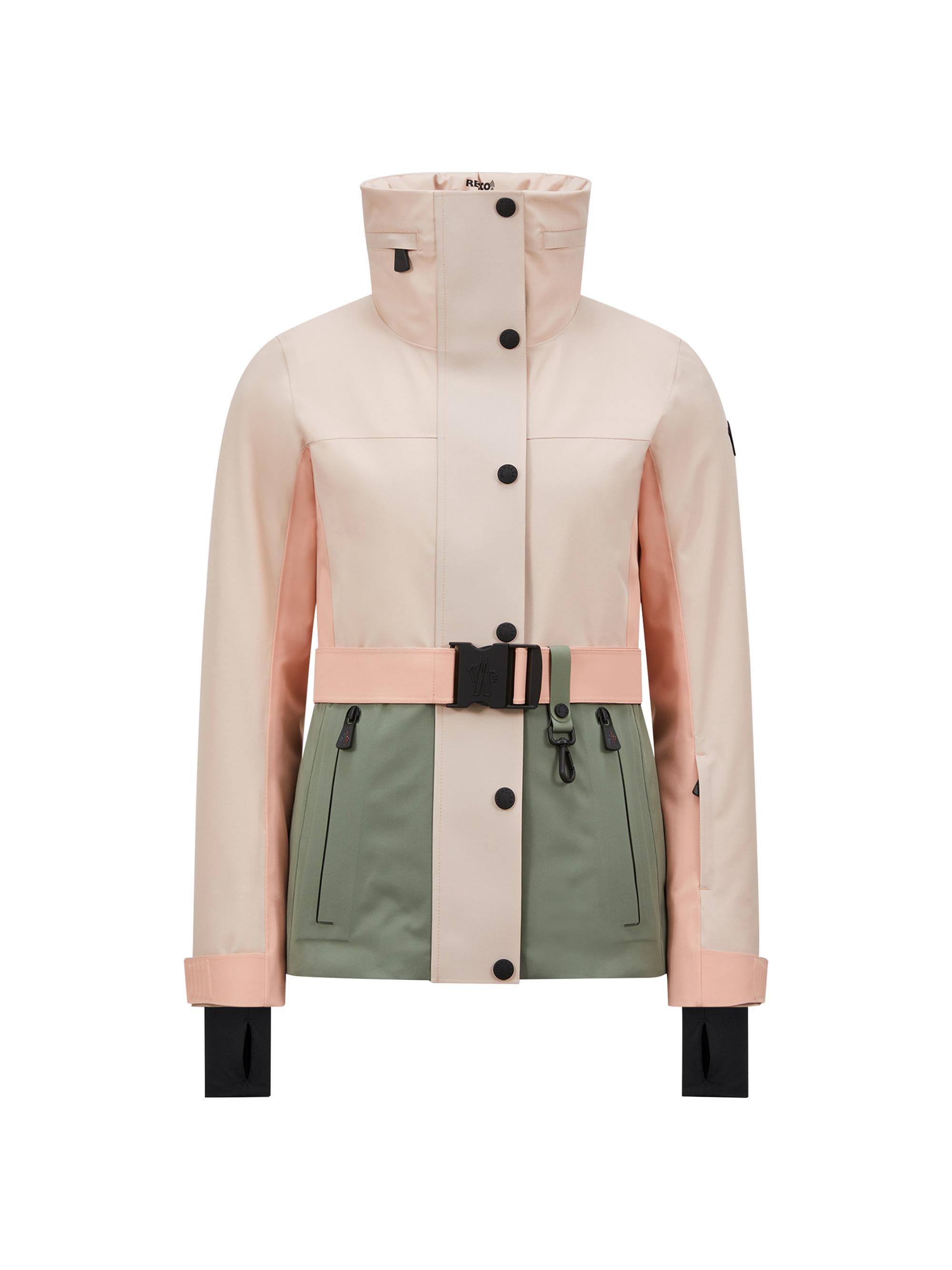 Moncler Grenoble Women's Hainets Ski Jacket - Pink And Green