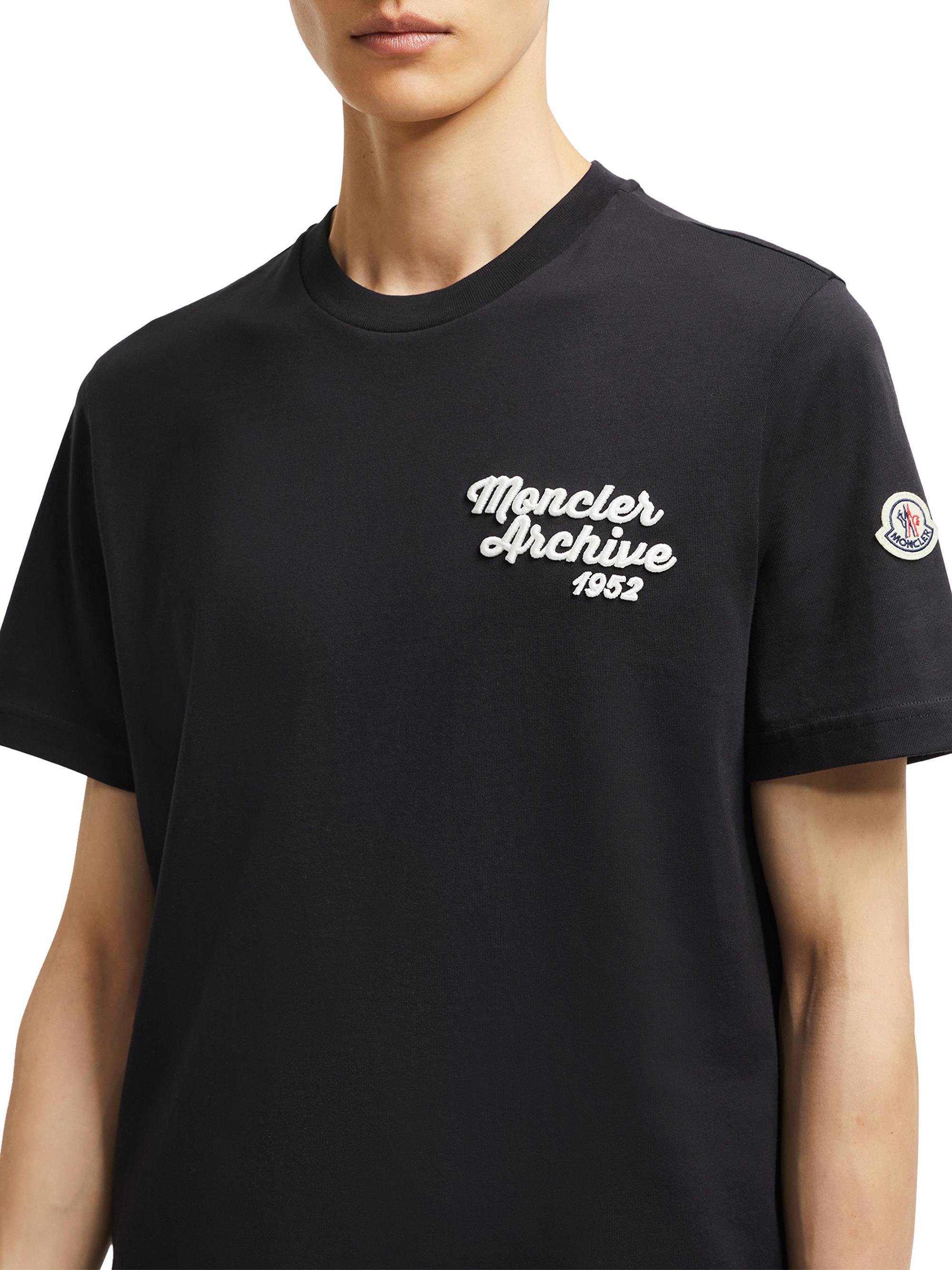 Moncler Crewneck T-Shirt in Cotton | Saks Fifth Avenue