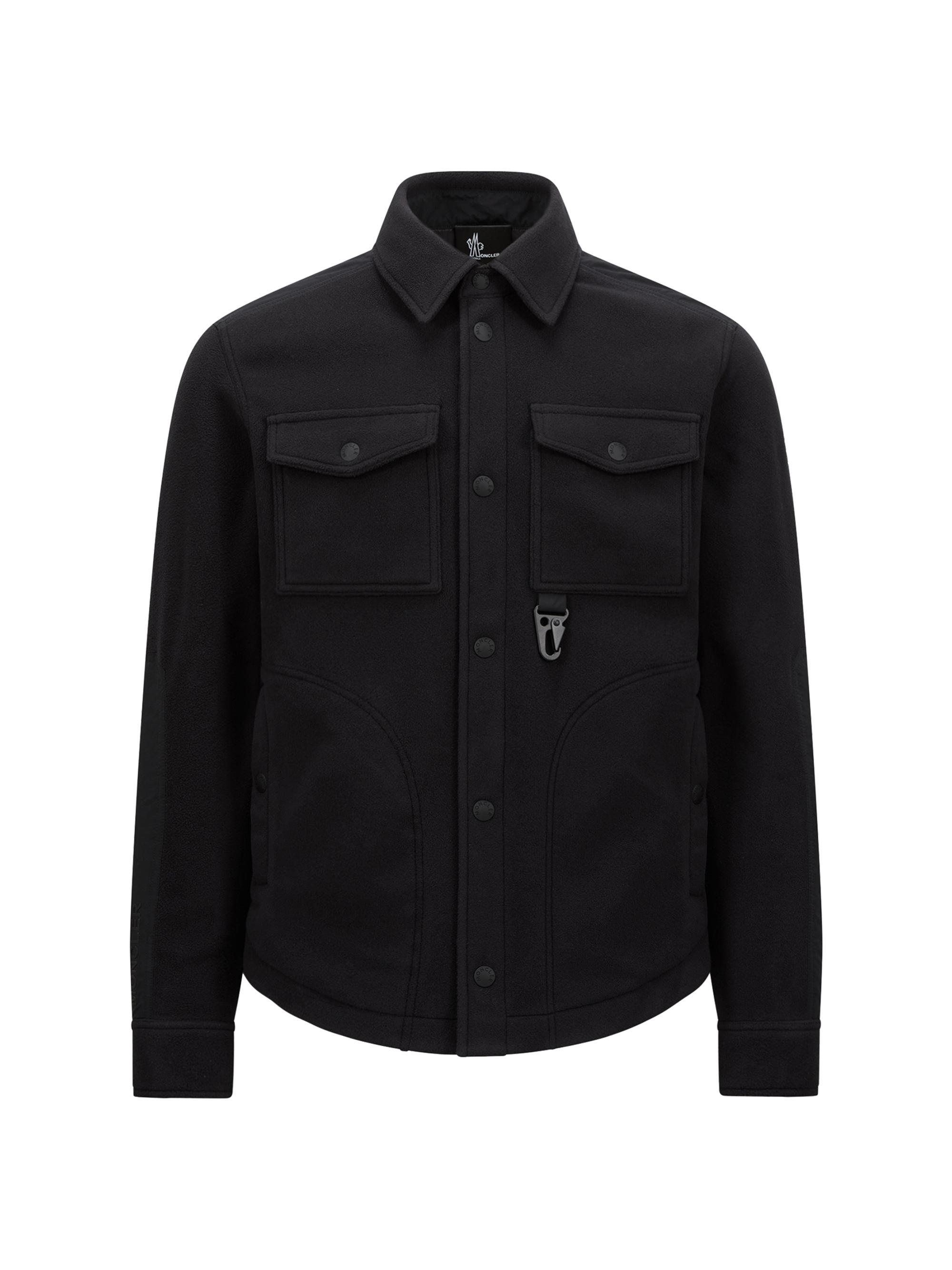 Moncler Grenoble Men's Fleece Shirt - Black
