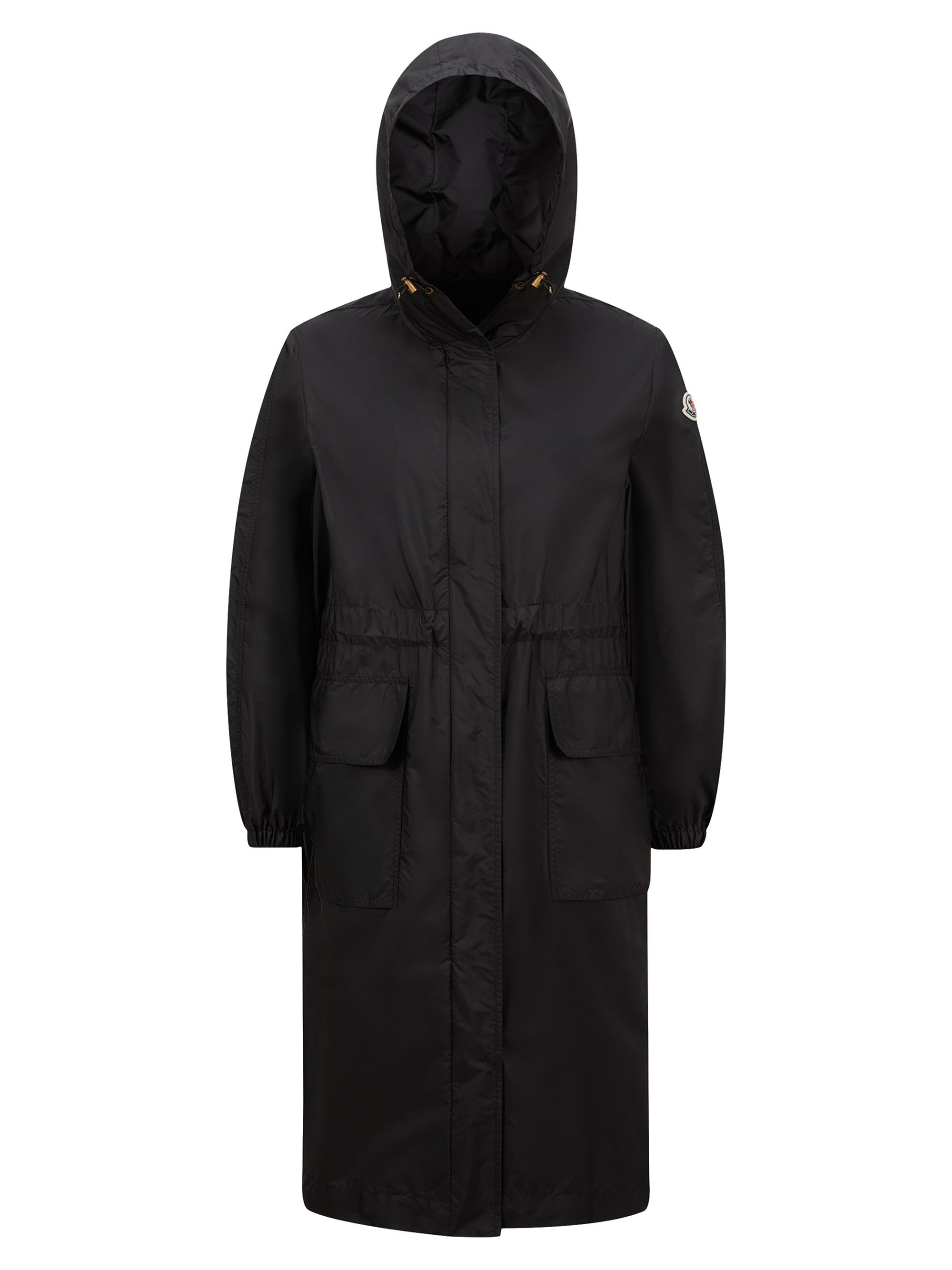 Moncler Women's Heingos Rain Coat - Black