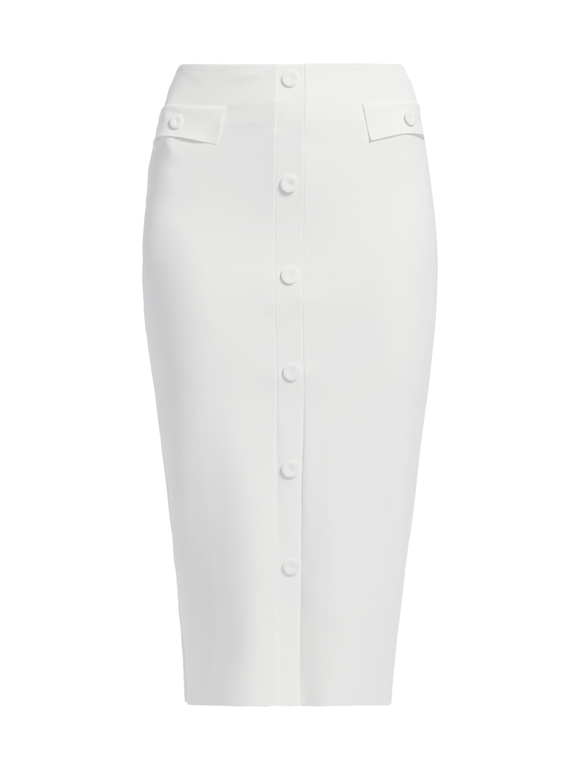 Chiara Boni La Petite Robe Women's Rivkan Stretch-Jersey Midi-Skirt - White