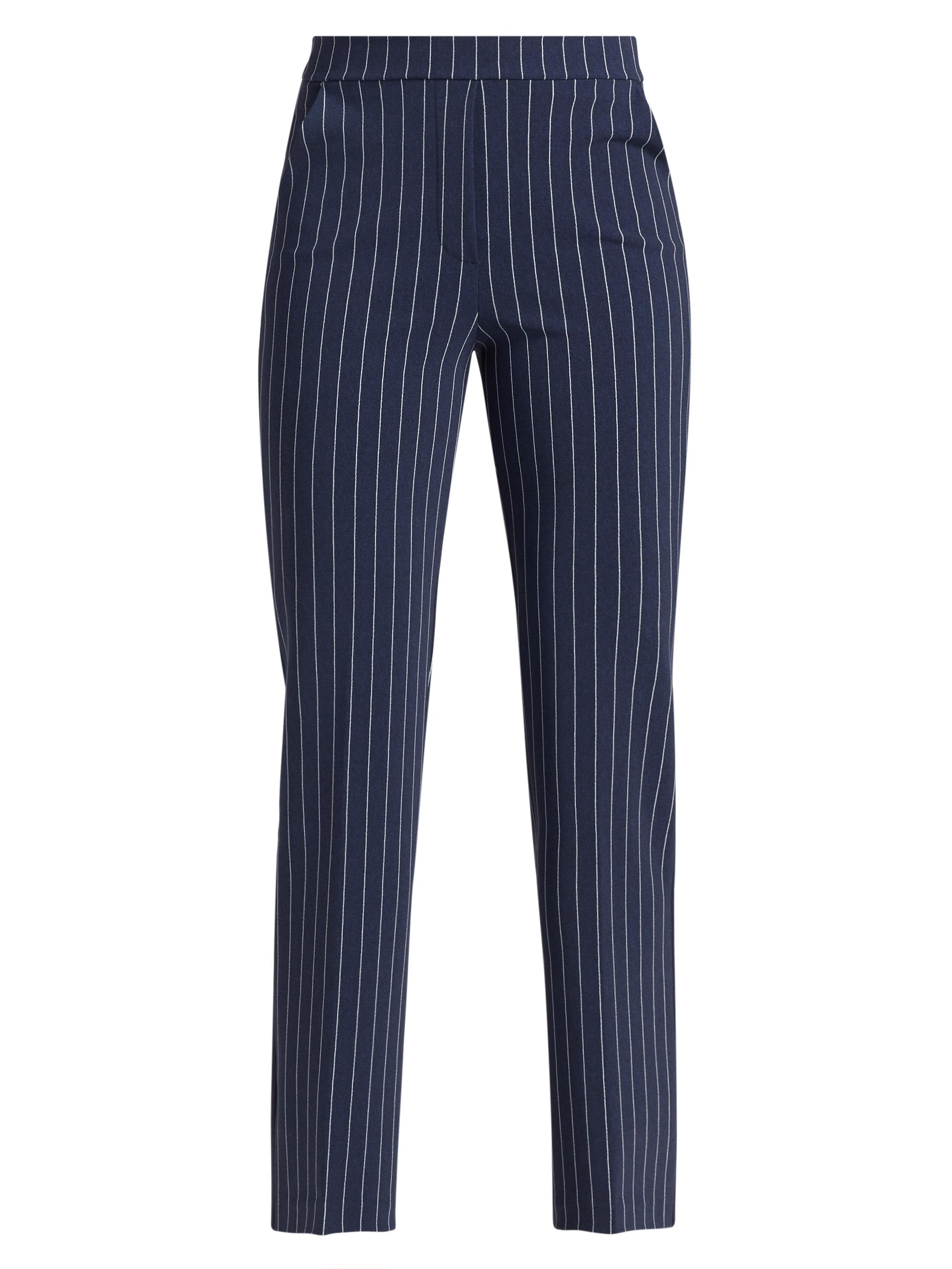 Chiara Boni La Petite Robe Women's Nuccix Pinstriped Crop Pants - Gessato