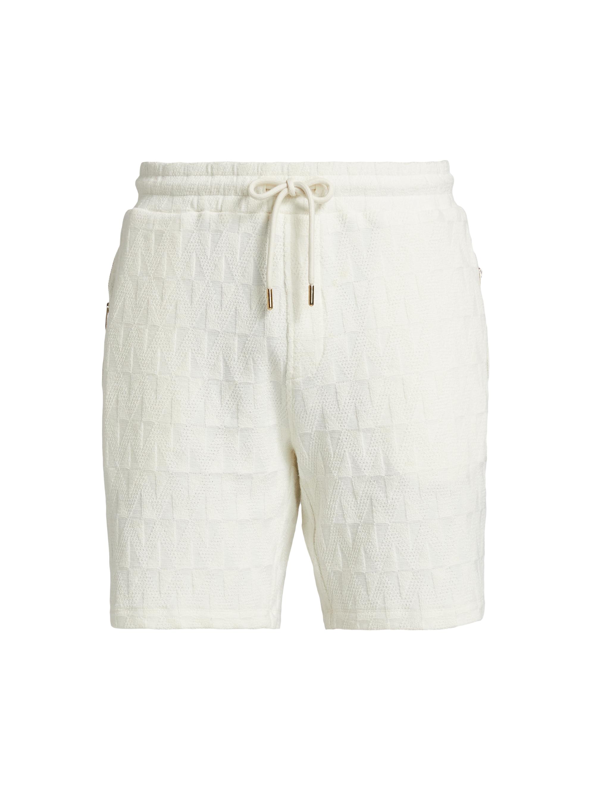 Reiss Men's Phillimore Drawstring Shorts - Off White