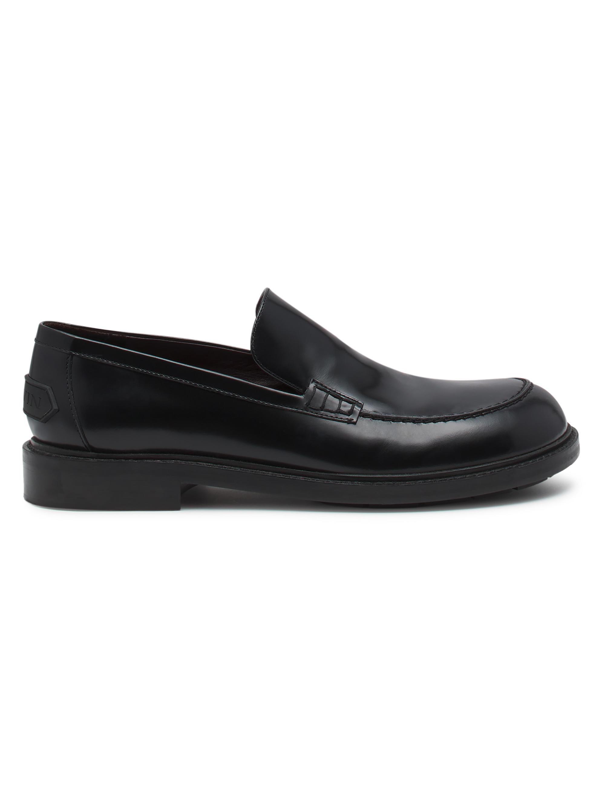 Lanvin Women's Spinto Loafers in Glossy Leather - Black