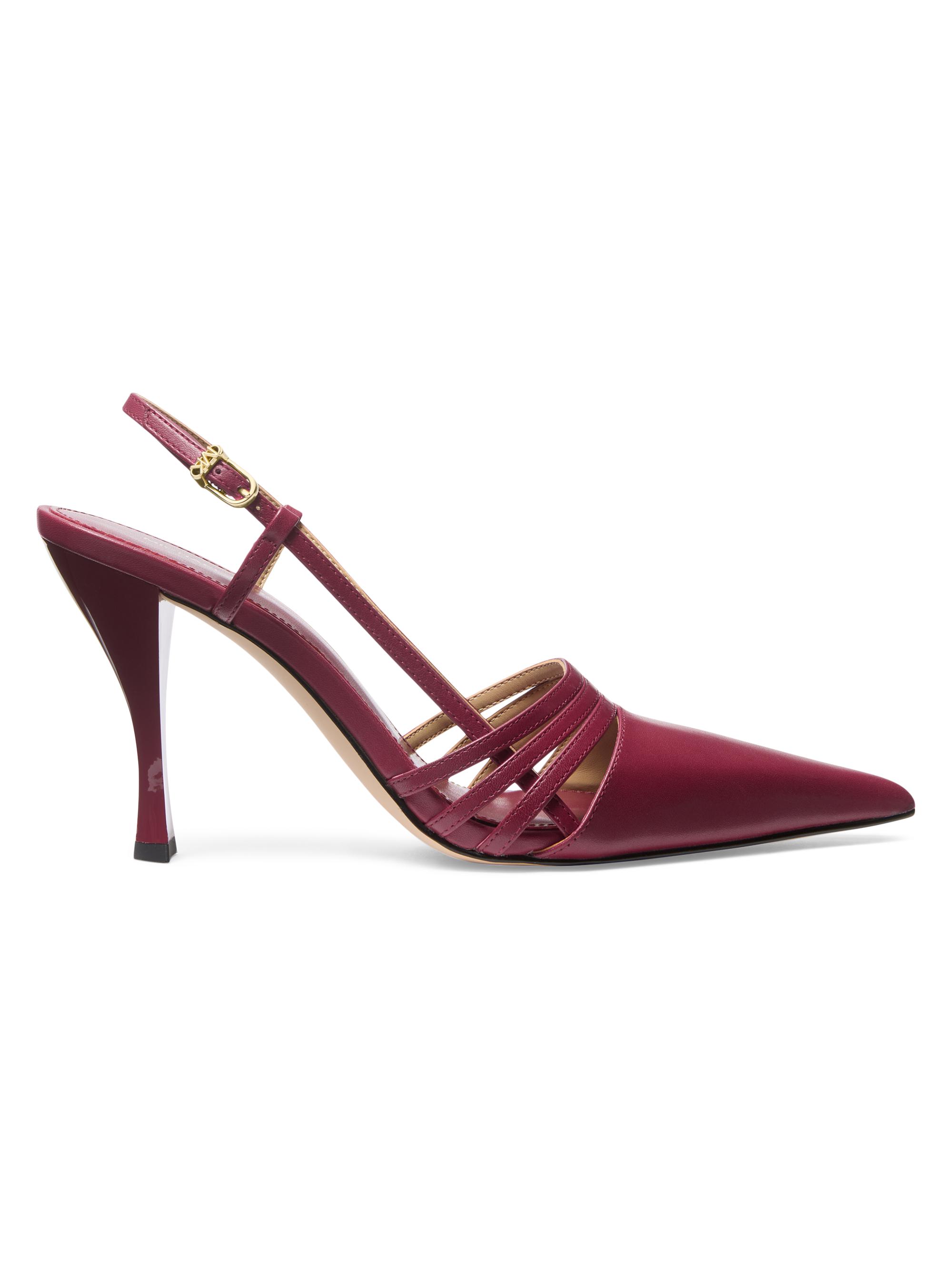 MICHAEL Michael Kors Haisley 90MM Leather Pumps | Saks Fifth Avenue