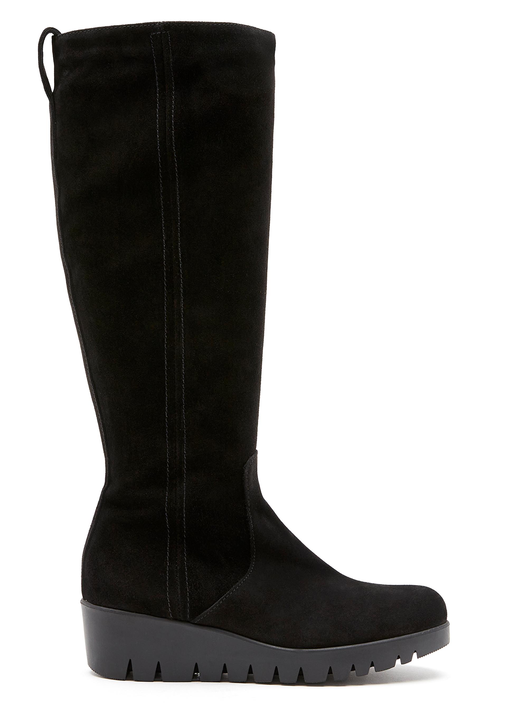 La Canadienne Women's 40MM Suede Knee-High Boots - Black Suede