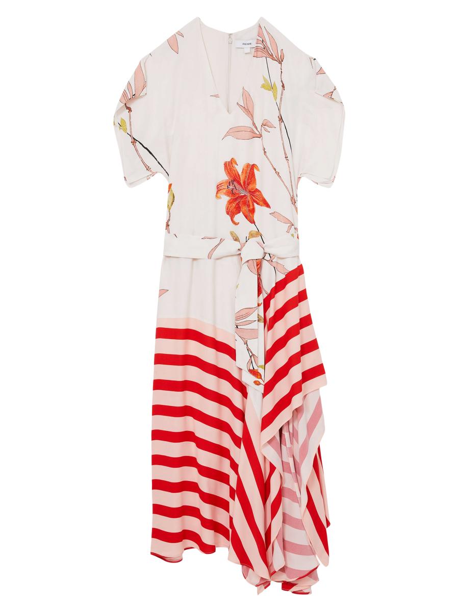 Reiss Alicia Floral Stripe Maxi Dress | Saks Fifth Avenue