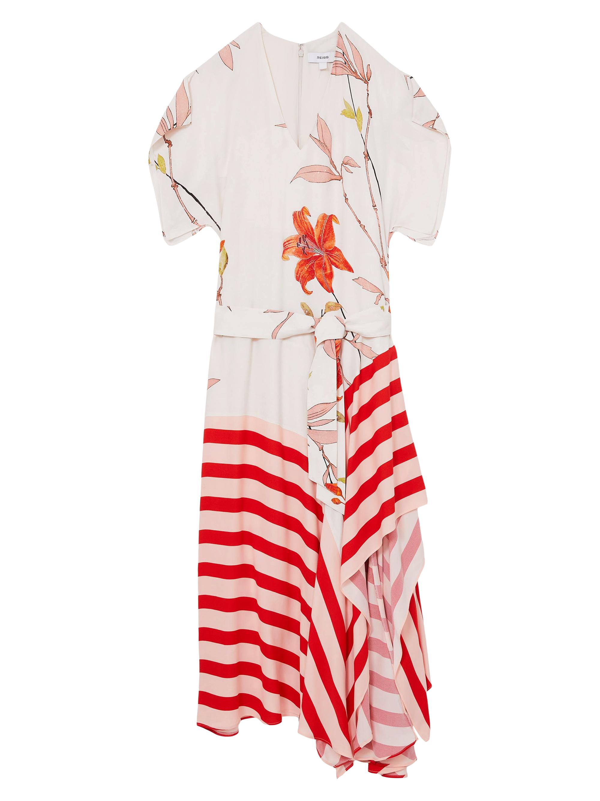 Reiss Women's Alicia Floral Stripe Maxi Dress -