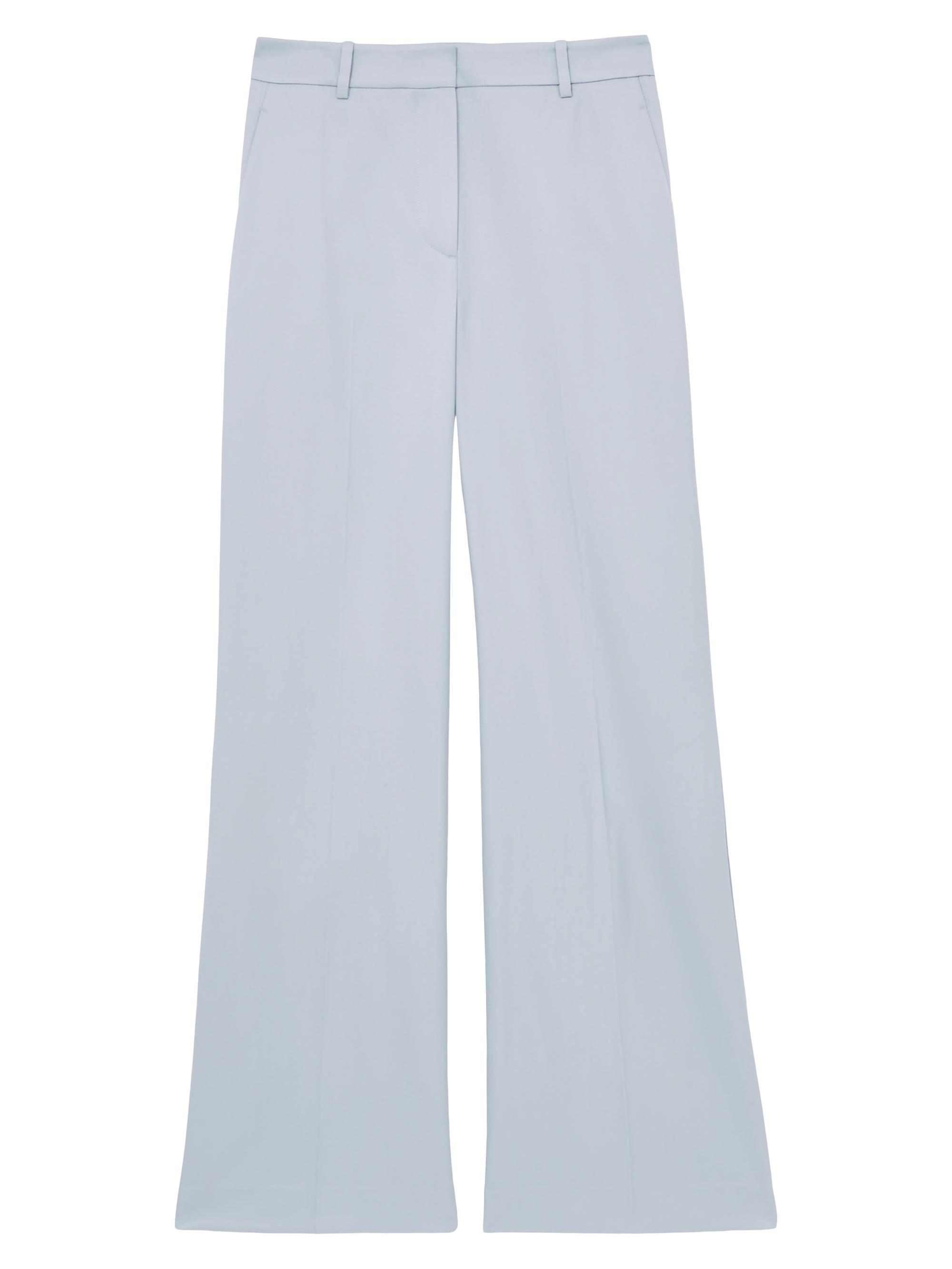 Reiss Women's Millie Wide-Leg Trousers - Blue