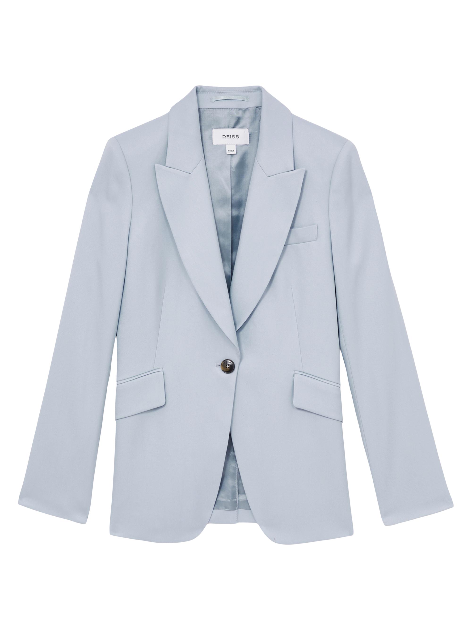 Reiss Women's Millie Single-Breasted Blazer - Blue