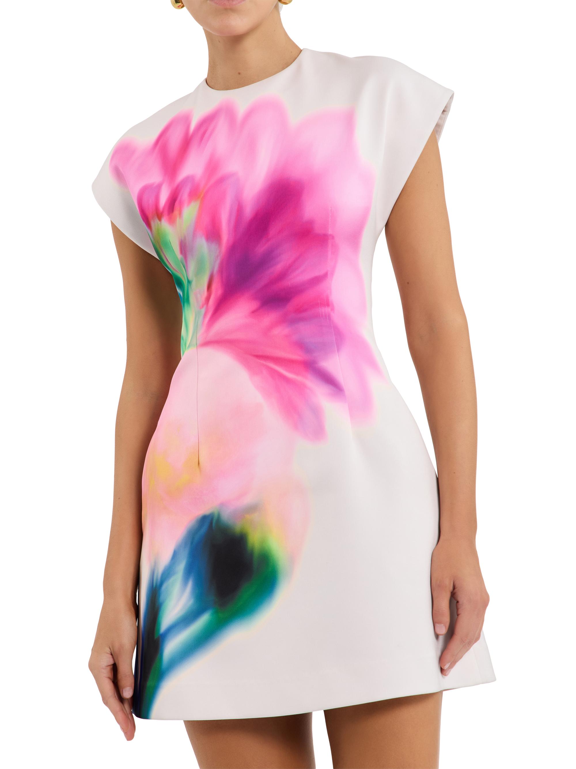 Rebecca Vallance Women's Dahlia Blossom Floral Cap-Sleeve Minidress - Print