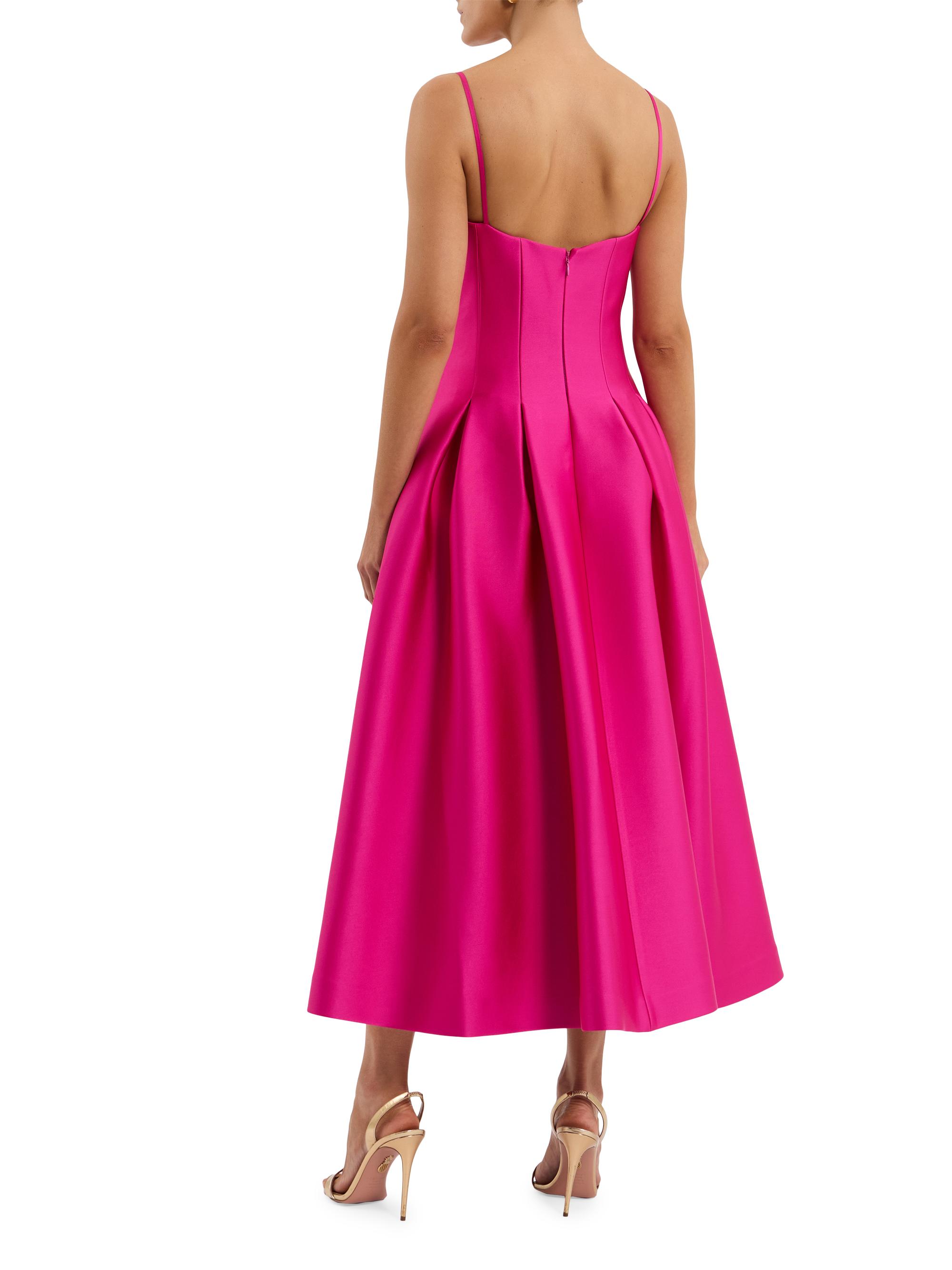 極美品 REBECCA VALLANCE ピンク ロングドレス US2 Rebecca Vallance Saskia Fit & Flare Midi-Dress | Saks Fifth Avenue