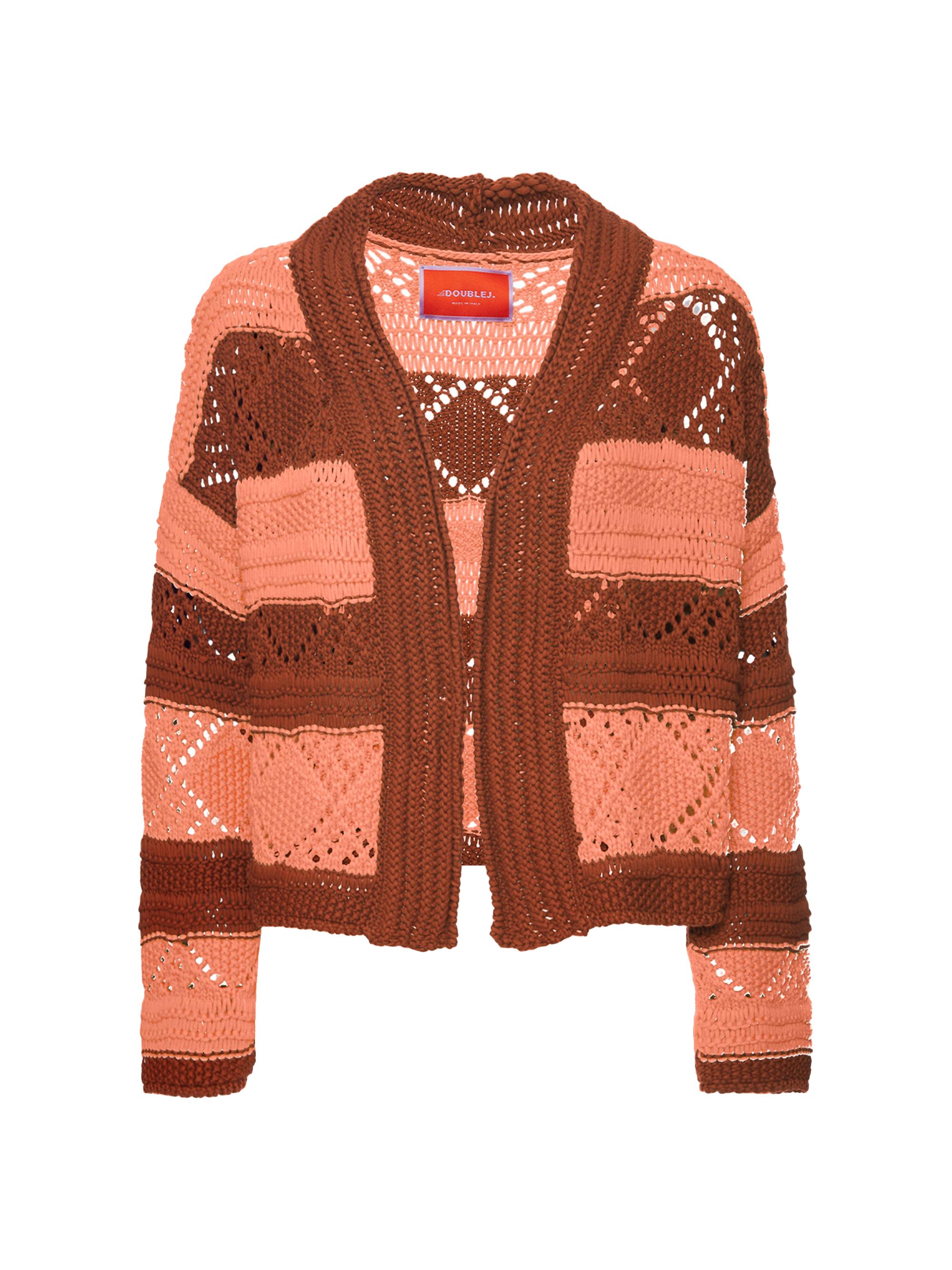 La DoubleJ Women's Summer Bolero Sweater - Solid Pink