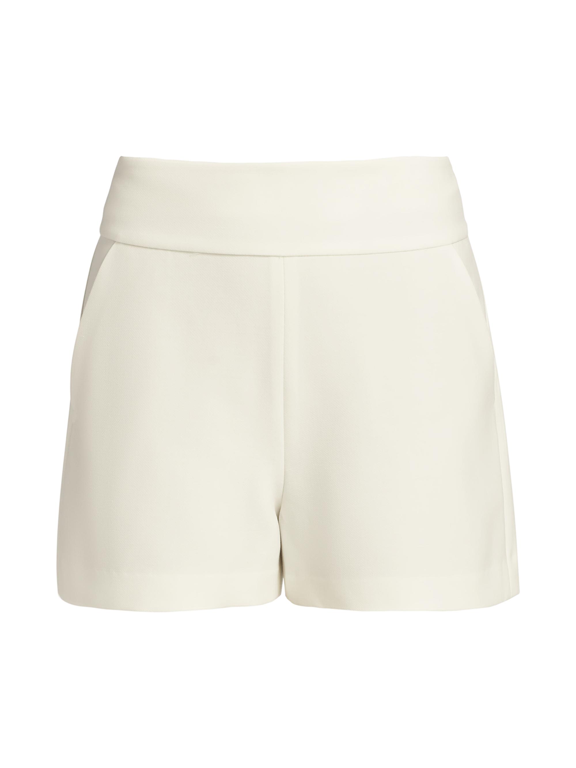 ALICE + OLIVIA Women's Donald High-Rise Shorts - Off White