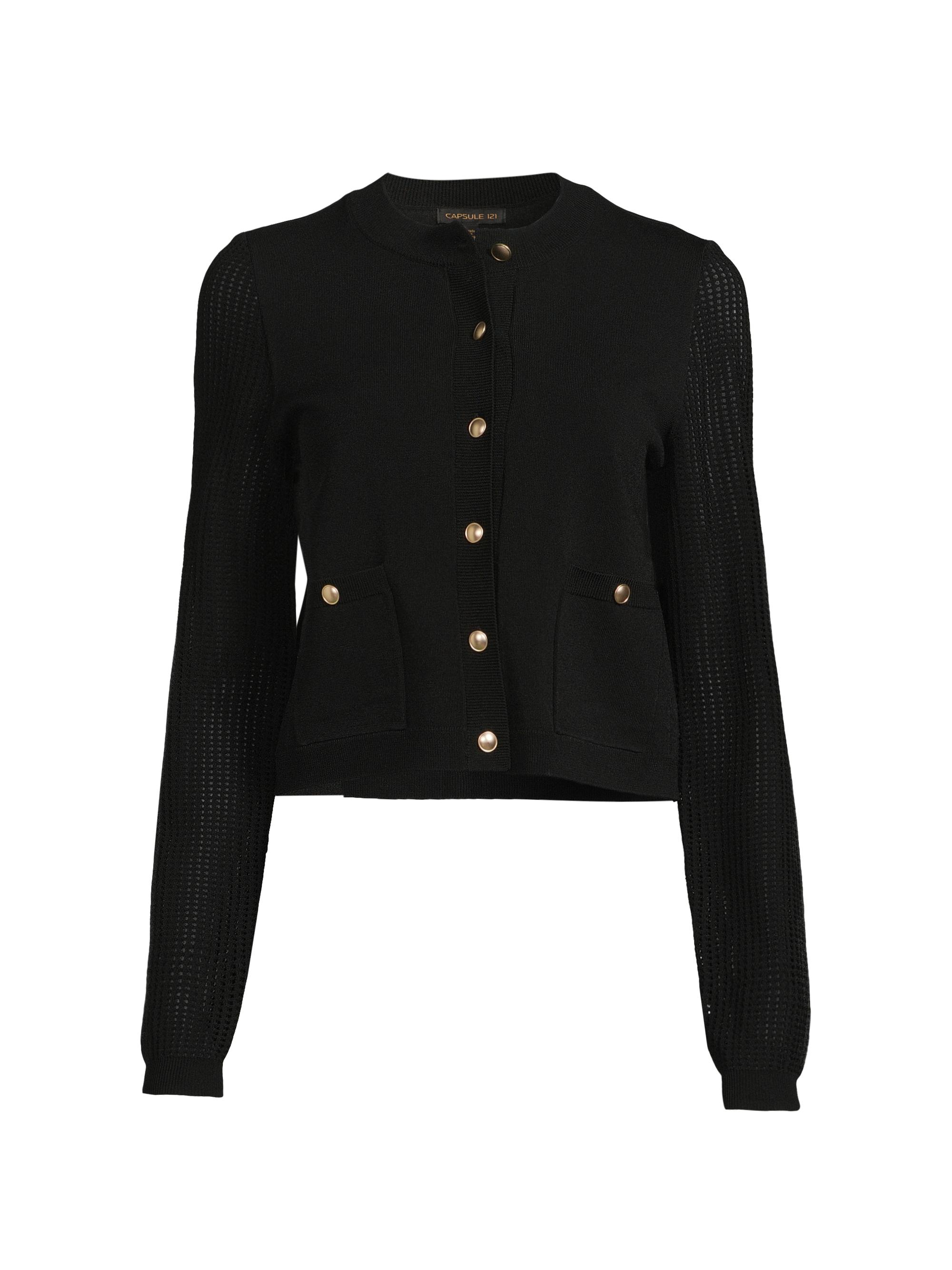 Brandon Maxwell Aubrey Cashmere Shrunken Cardigan | Saks Fifth Avenue