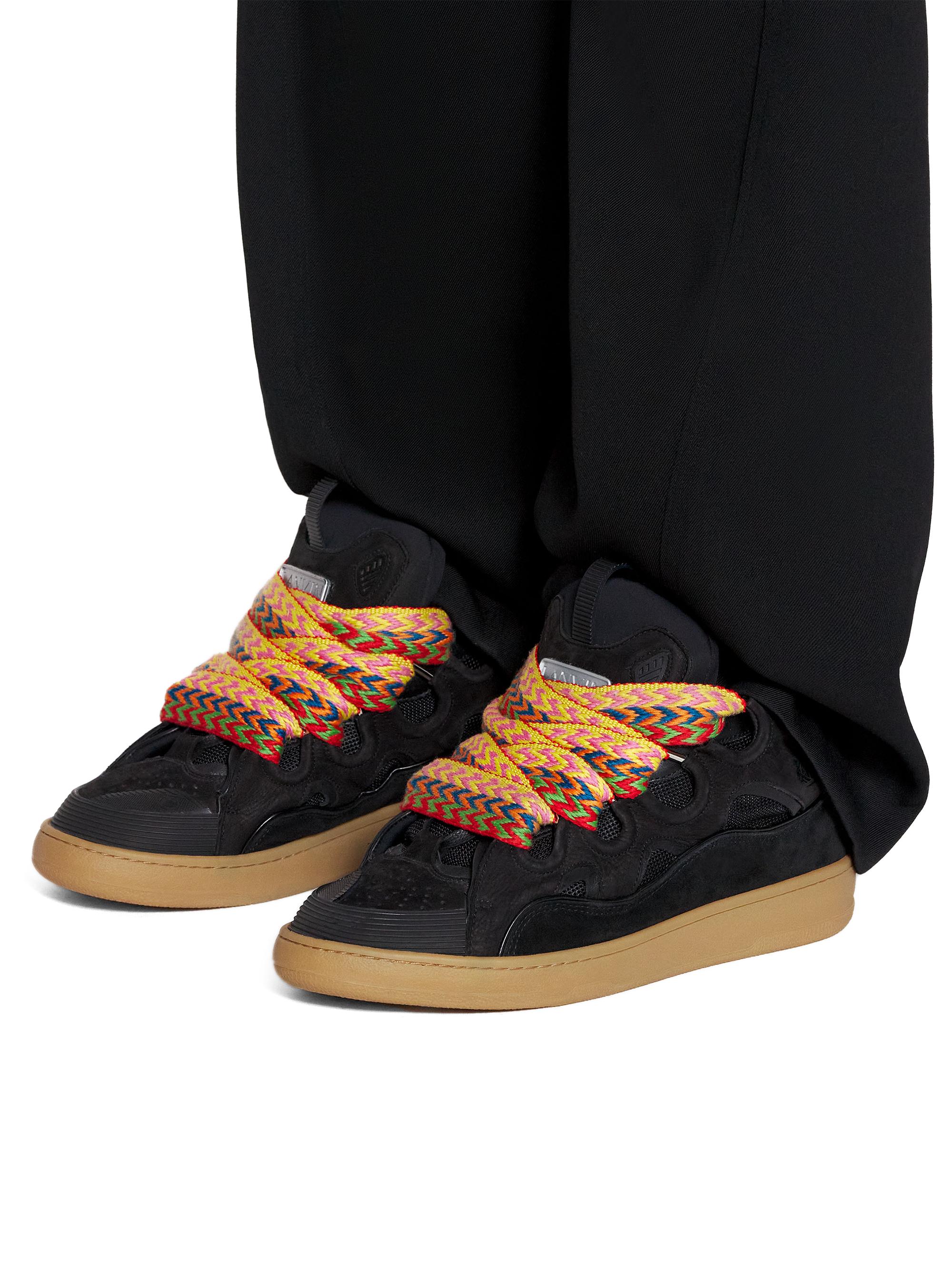 【新品未使用】20.7万LANVIN LEATHER CURB SNEAKERS Leather Curb Sneakers | Lanvin