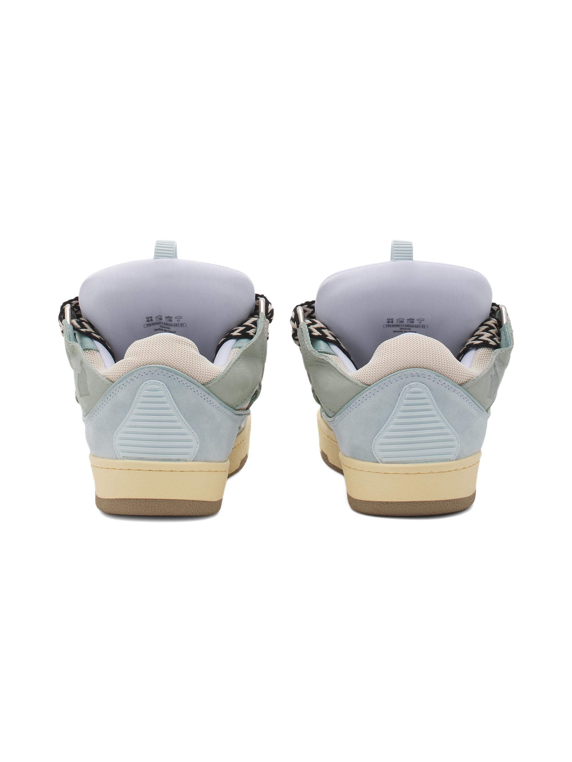 Leather Curb Sneakers