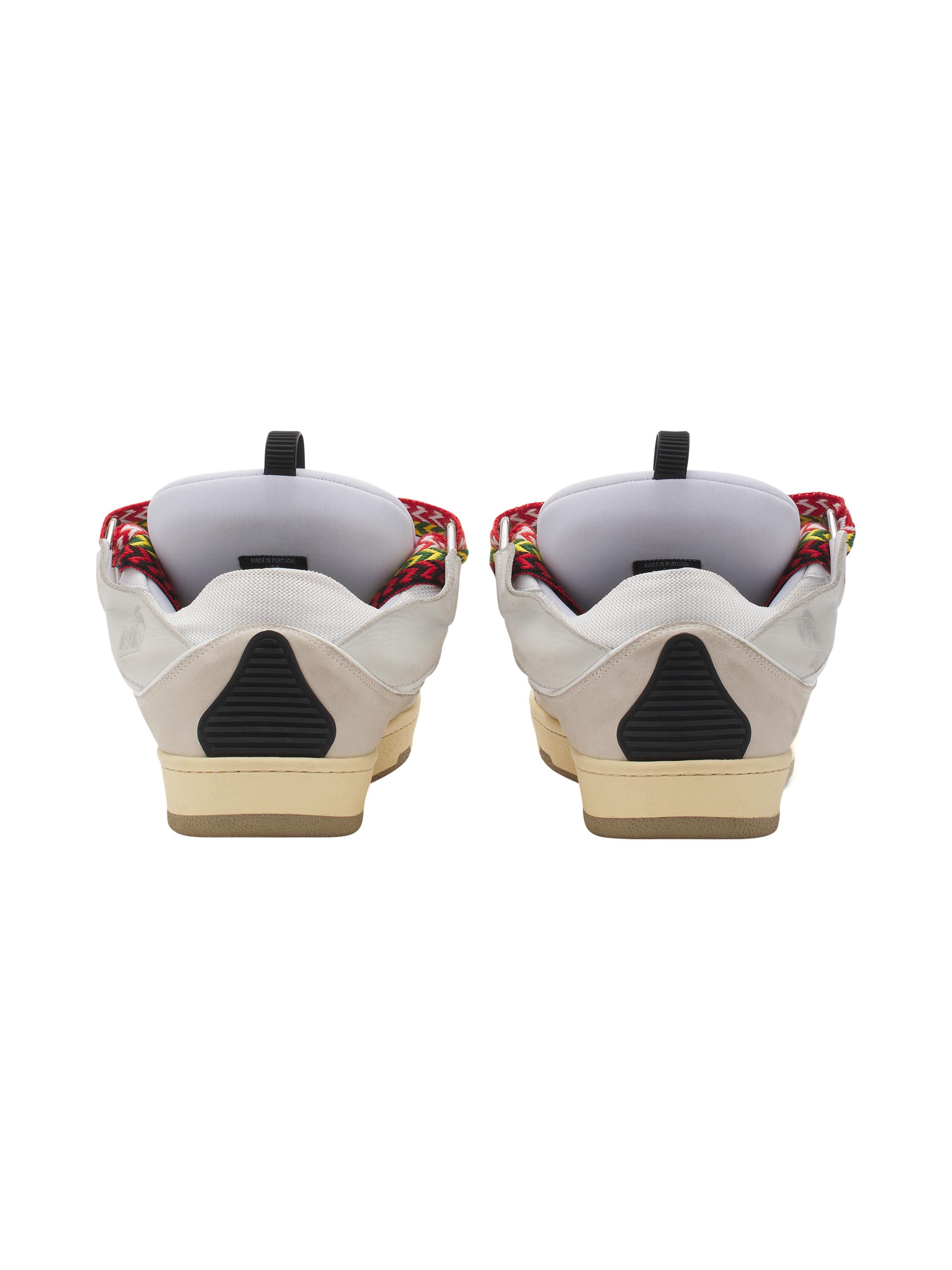 Lanvin Leather Curb Sneakers