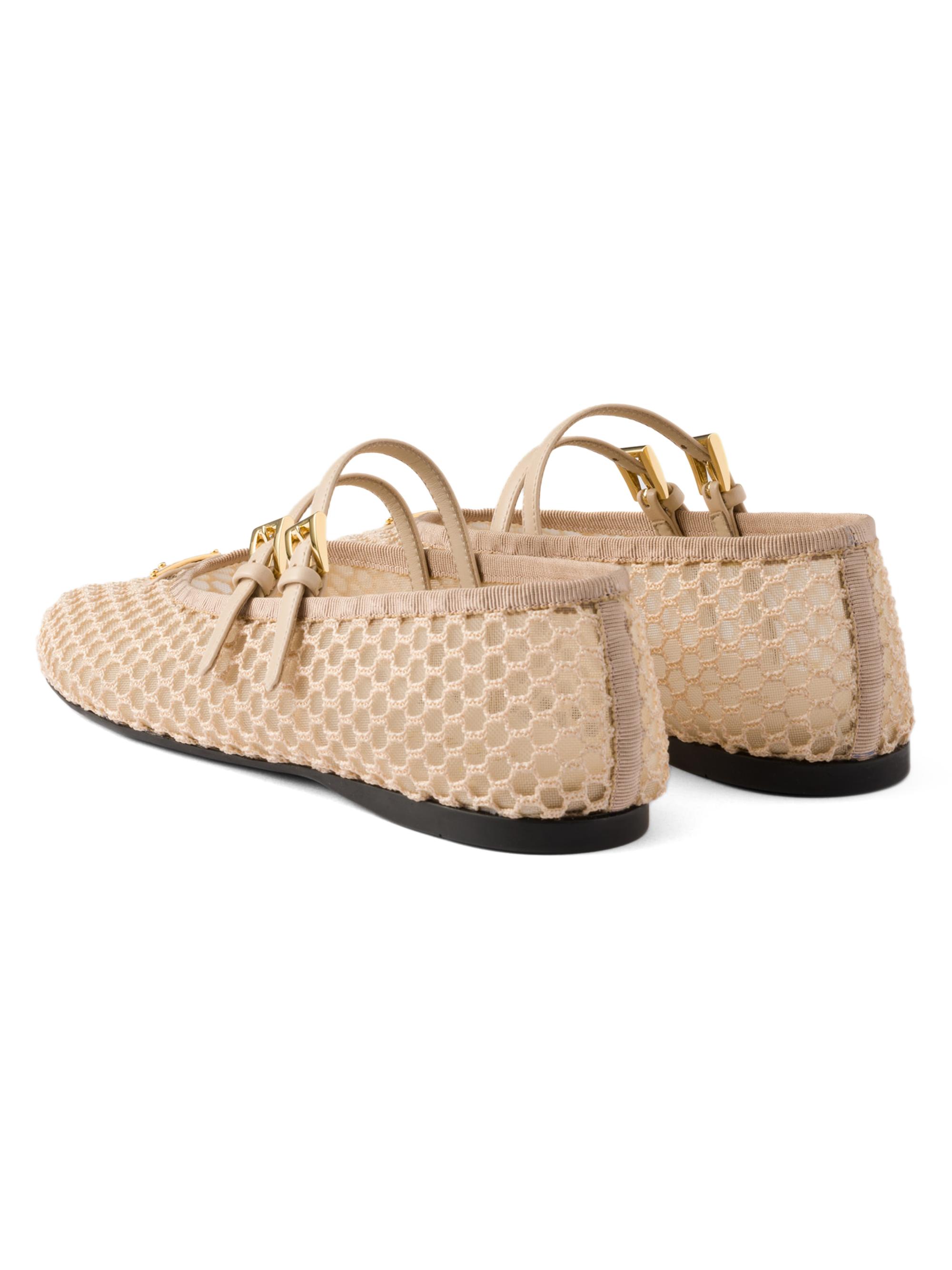 Prada Mesh Fabric Ballerinas | Saks Fifth Avenue