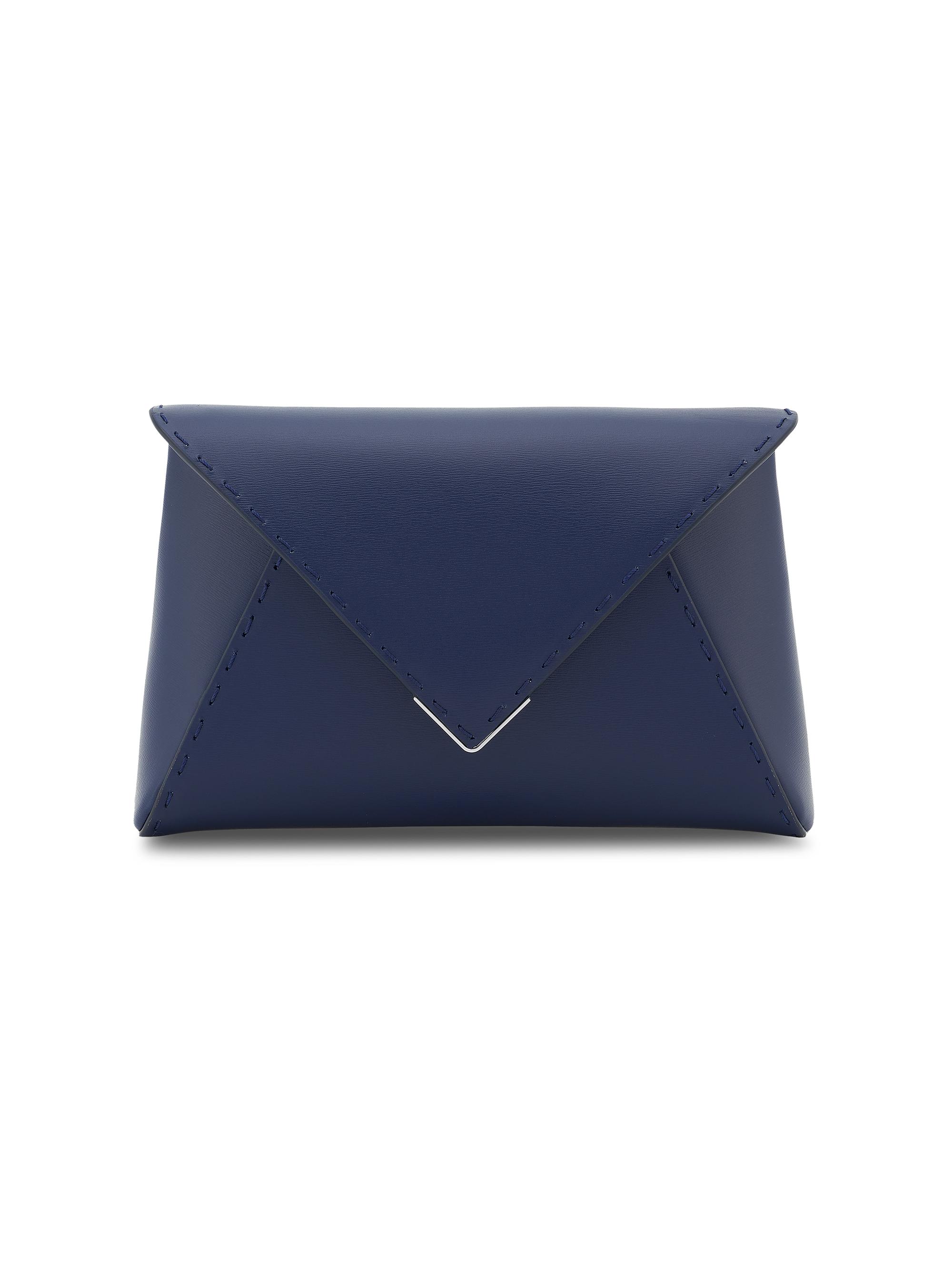 Tyler Ellis Women's Lee  Pouchet in Du Puy Leather - Admiral