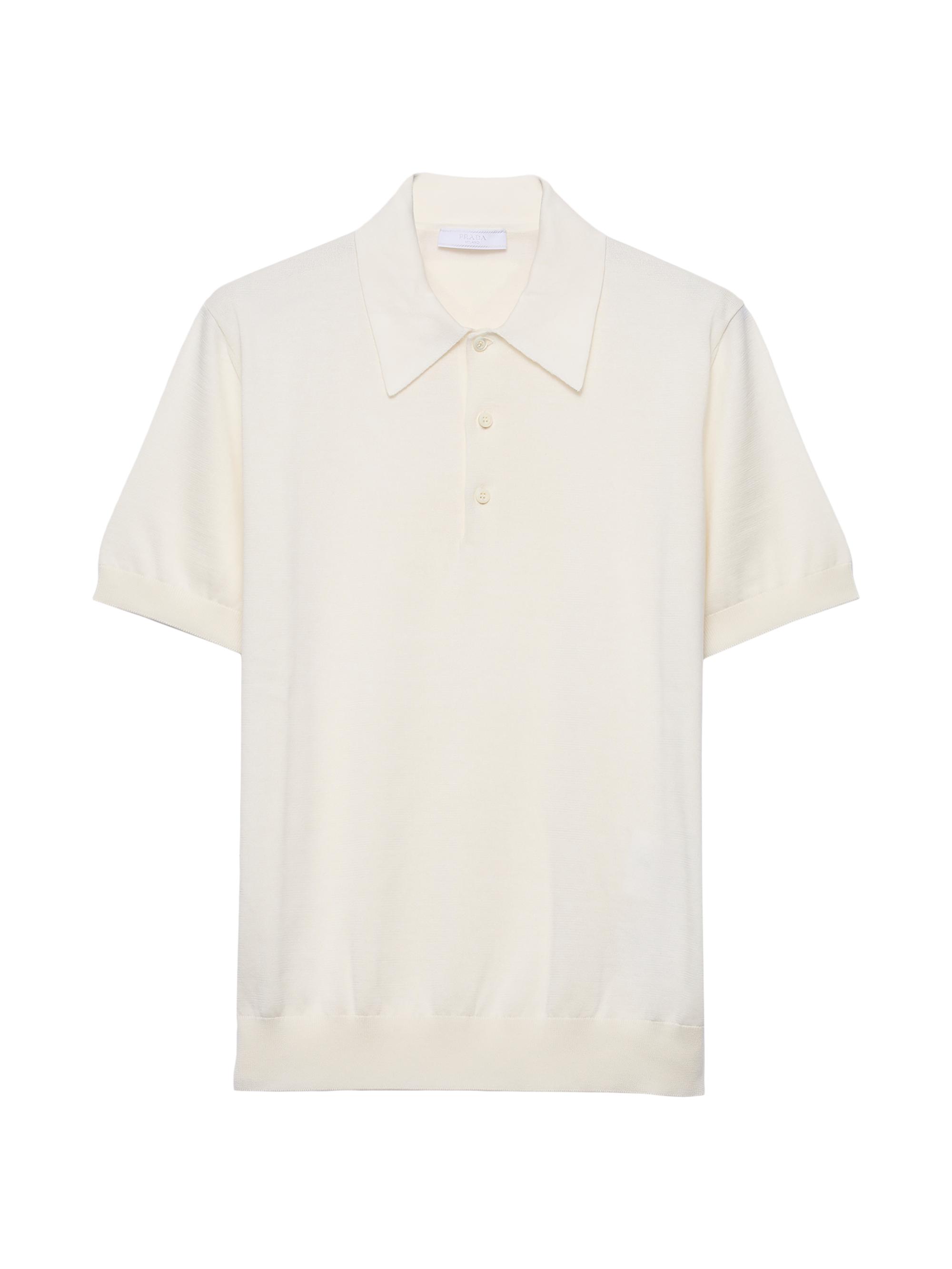 Prada Short-Sleeved Cotton Polo Shirt | Saks Fifth Avenue