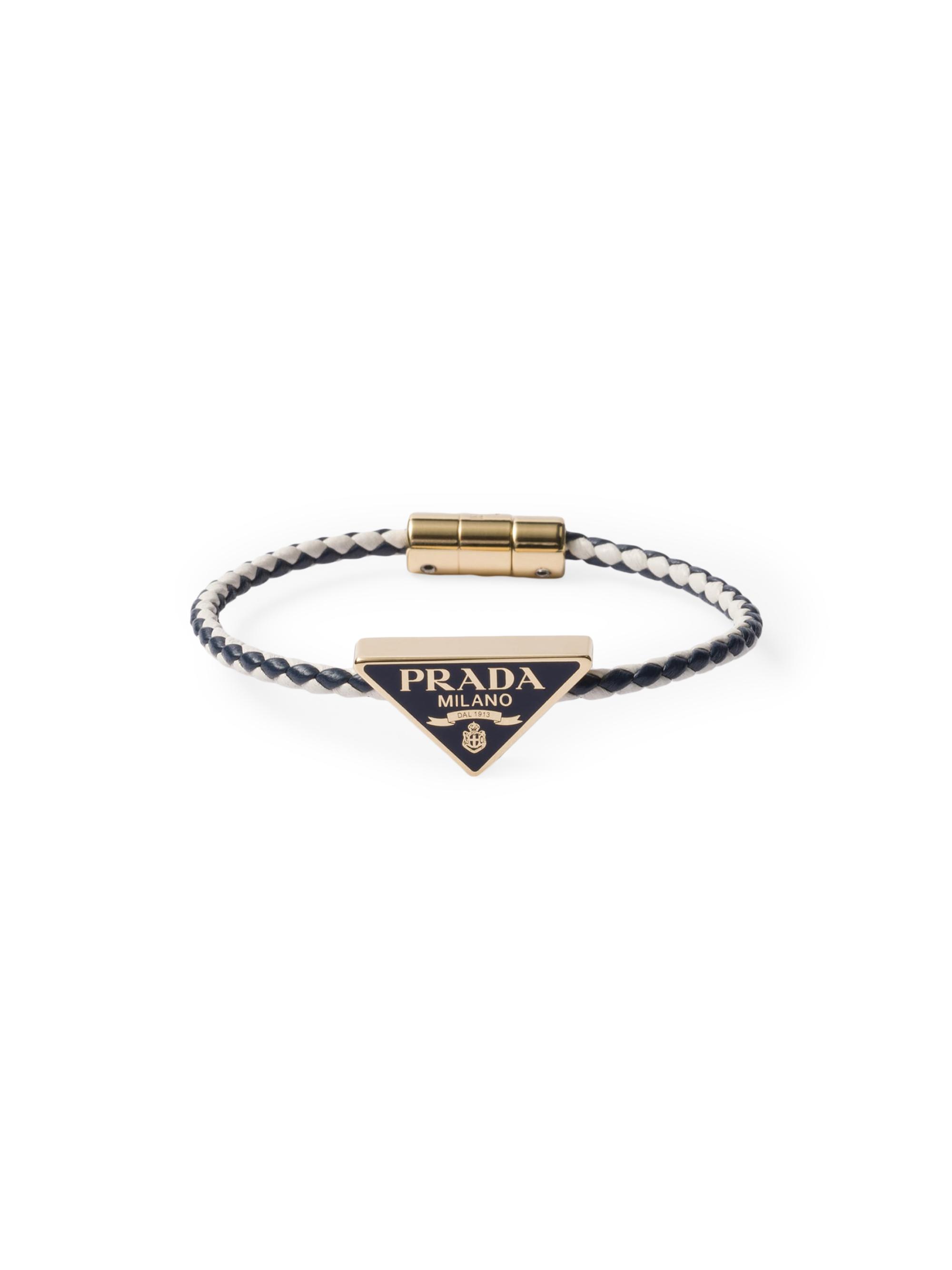 Prada プラダ 18k gold トライアングル ブレスレット Prada プラダ 18k gold トライアングル ブレスレット